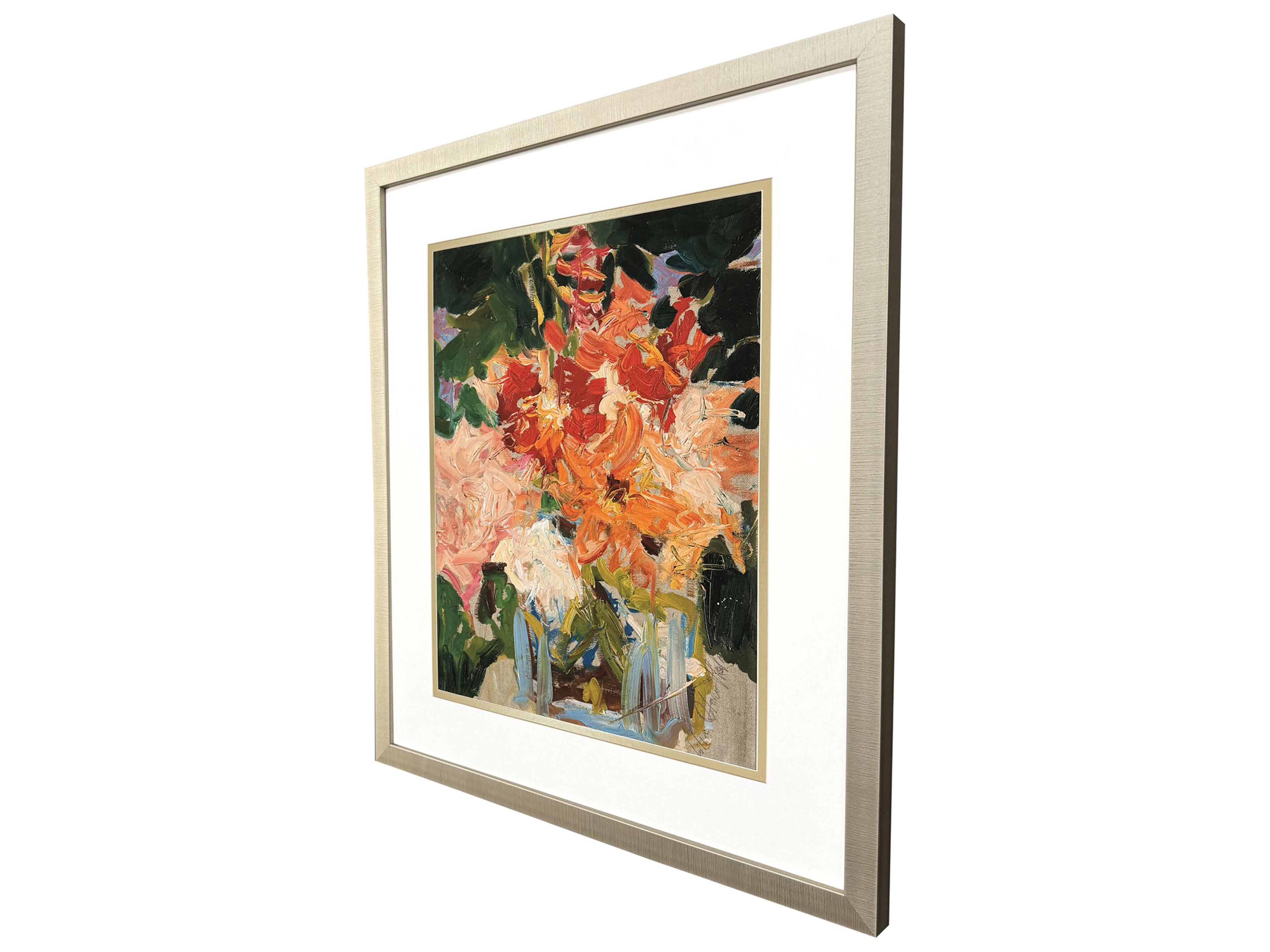 Paragon Cottage Flowers Framed Art
