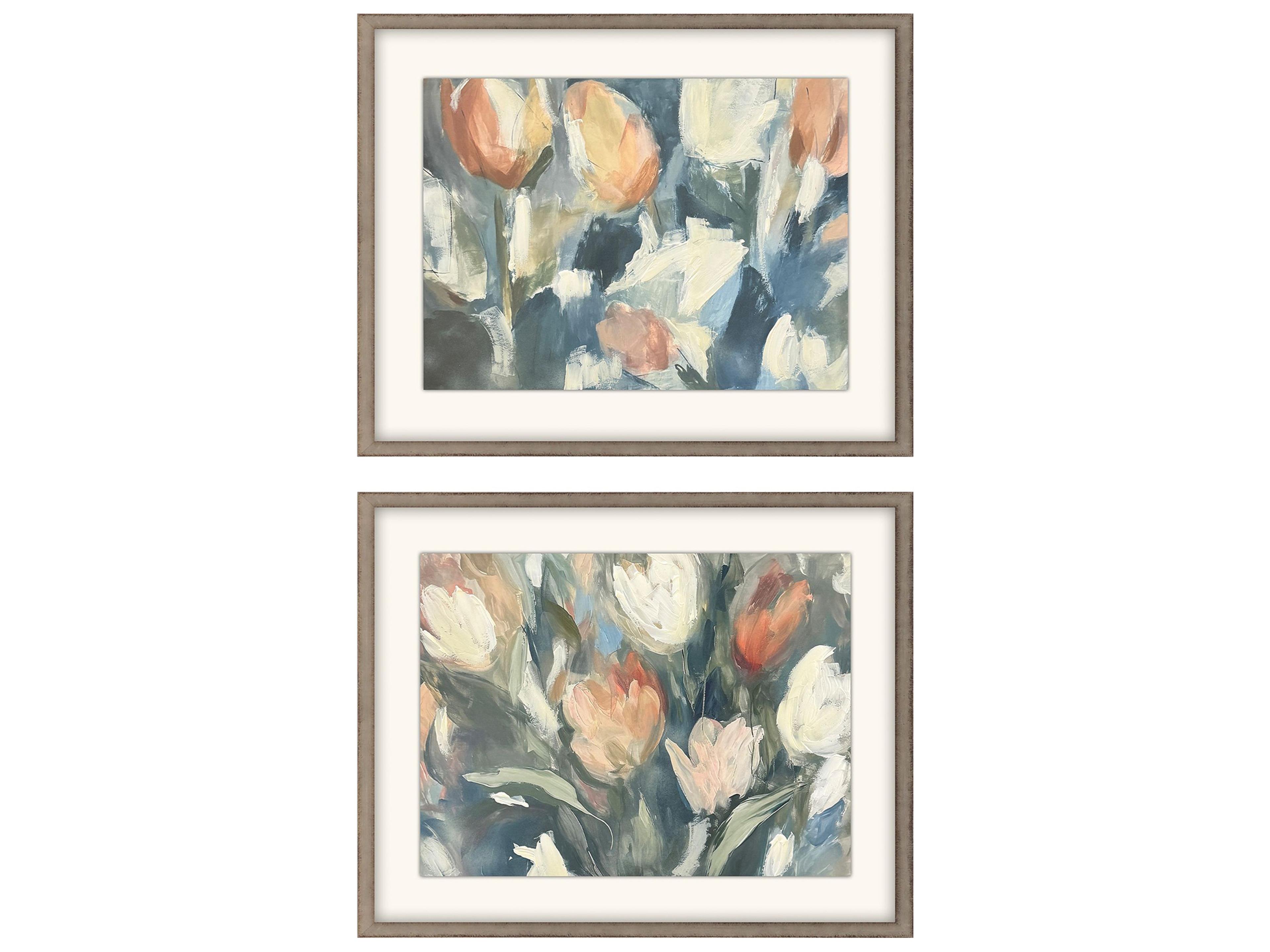 Tender Tulips Framed Art - Set of 2