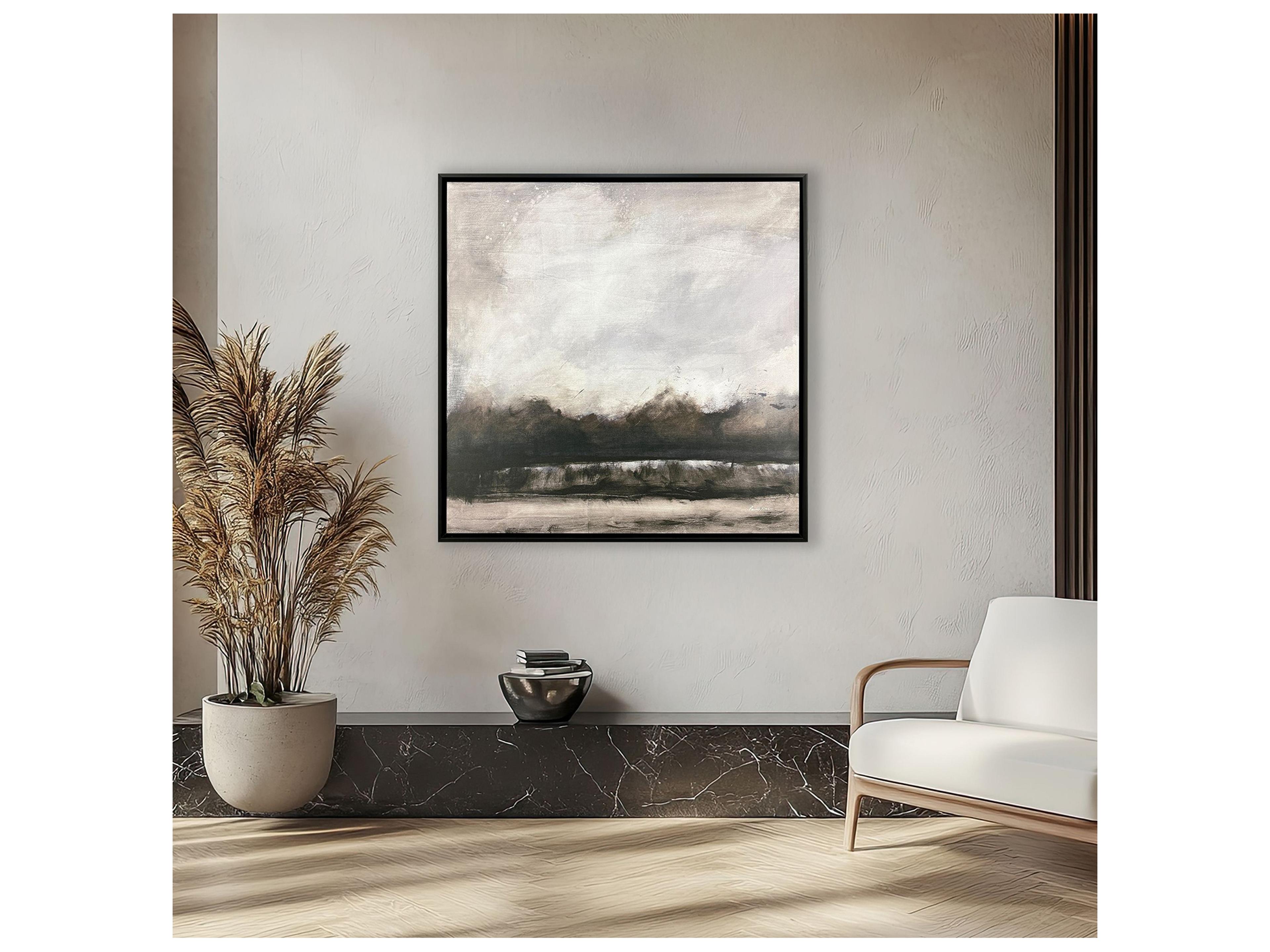 Paragon Along the Canal Canvas Wall Art
