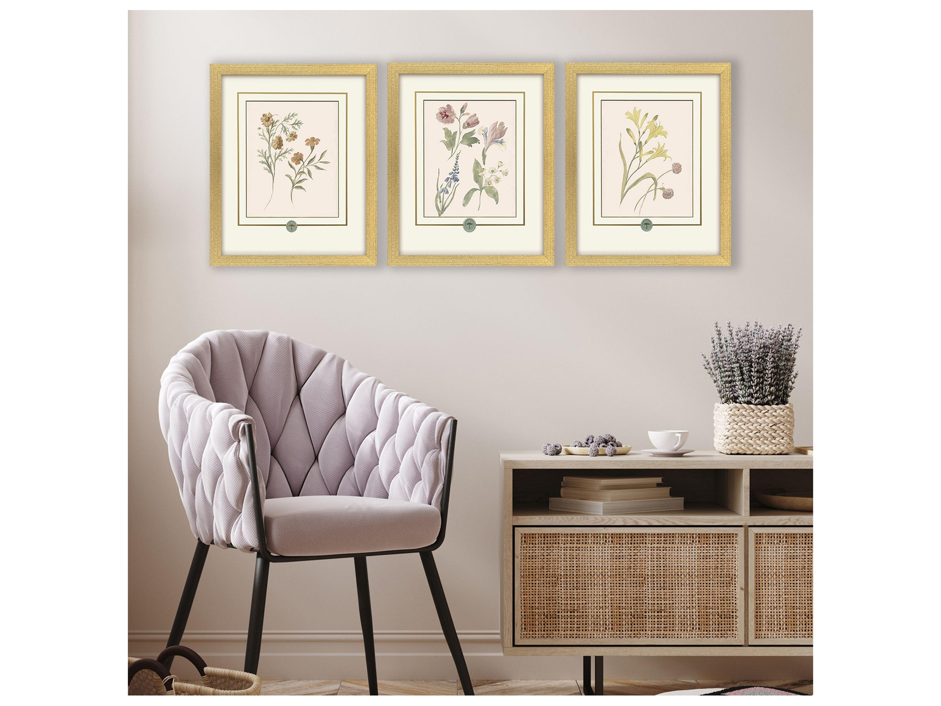 Paragon Garden Study II Framed Art - Set of 3