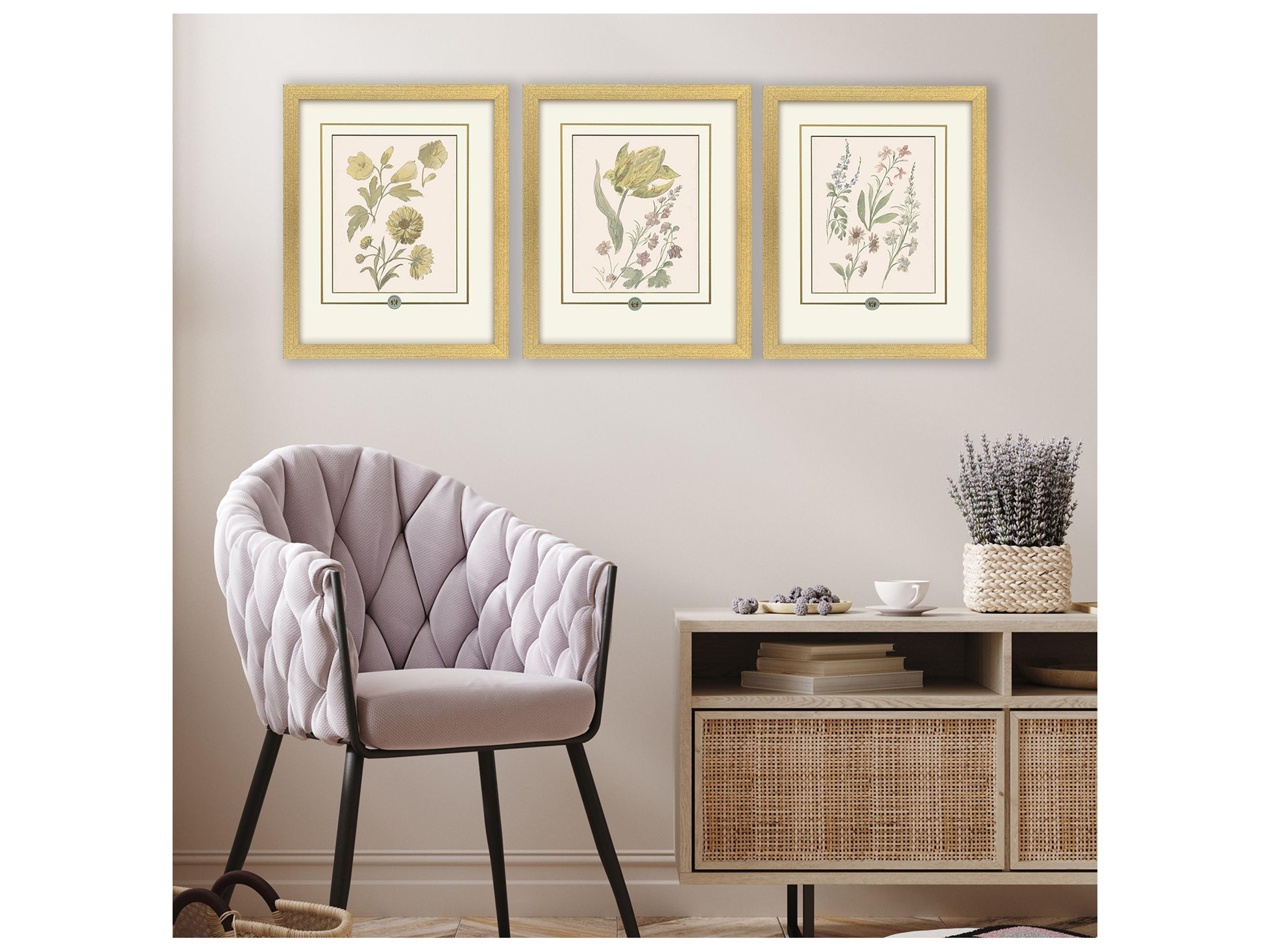 Paragon Garden Study III Framed Art - Set of 3