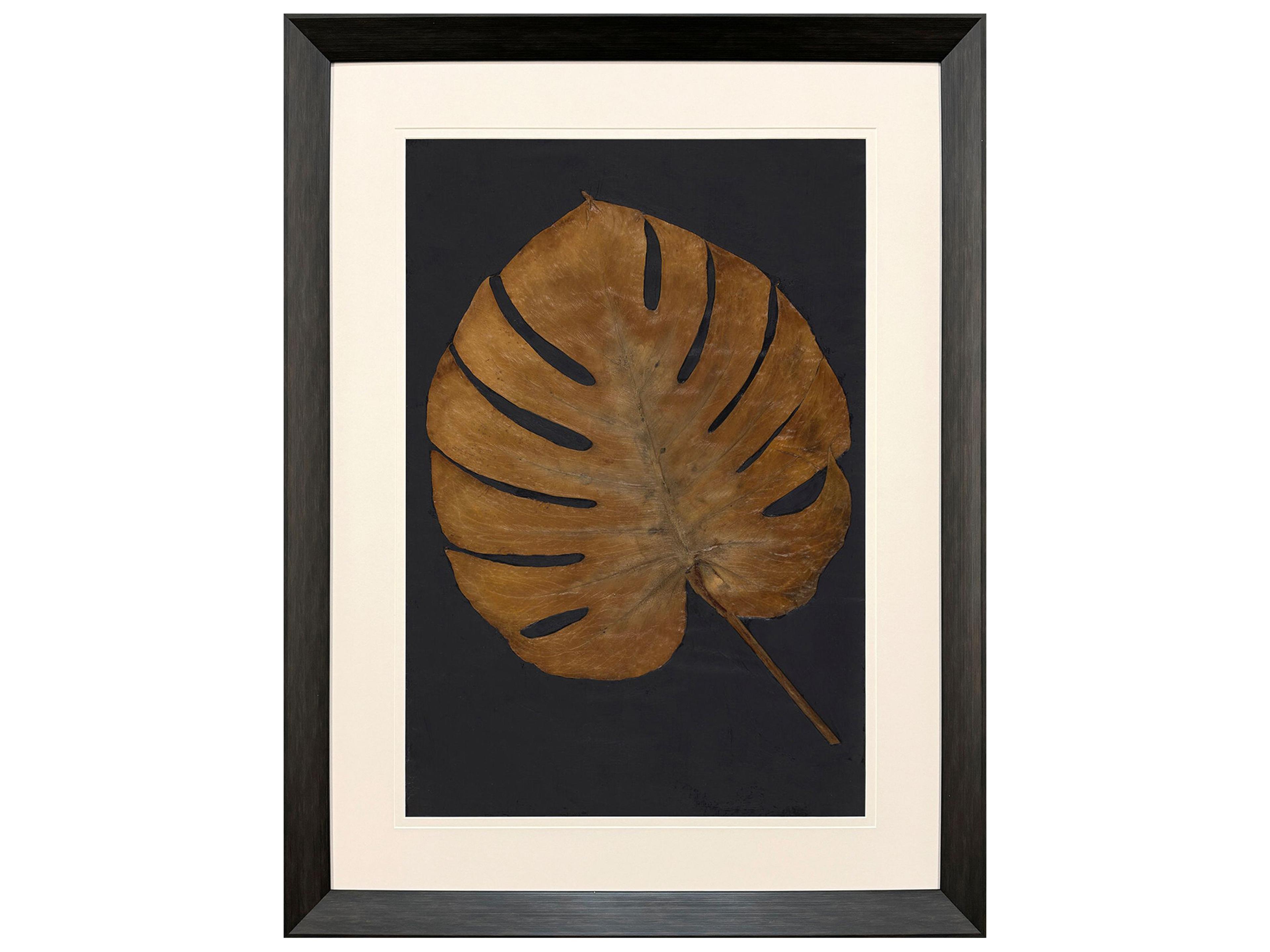 Paragon Gold Monstera I Framed Art