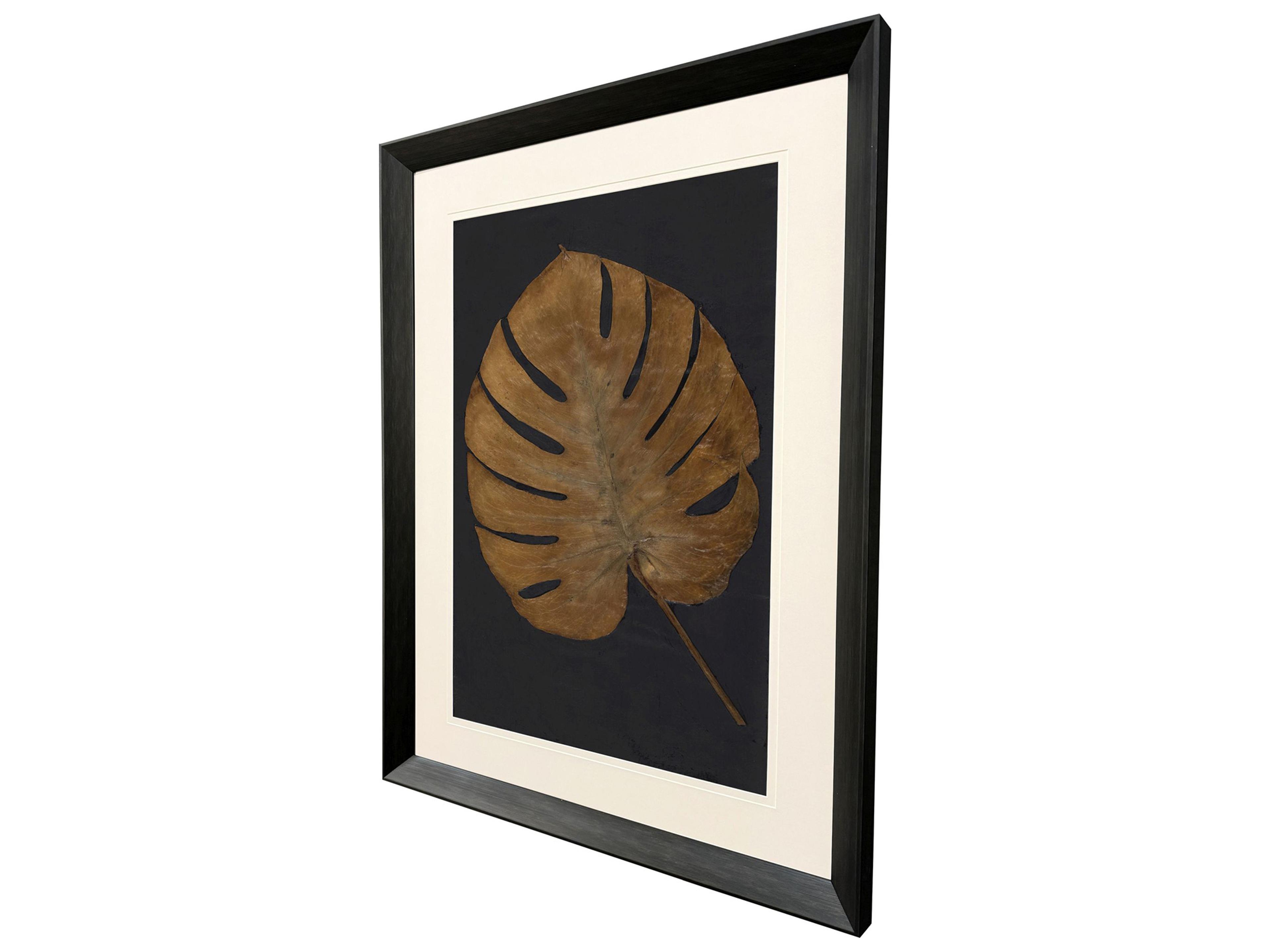 Paragon Gold Monstera I Framed Art