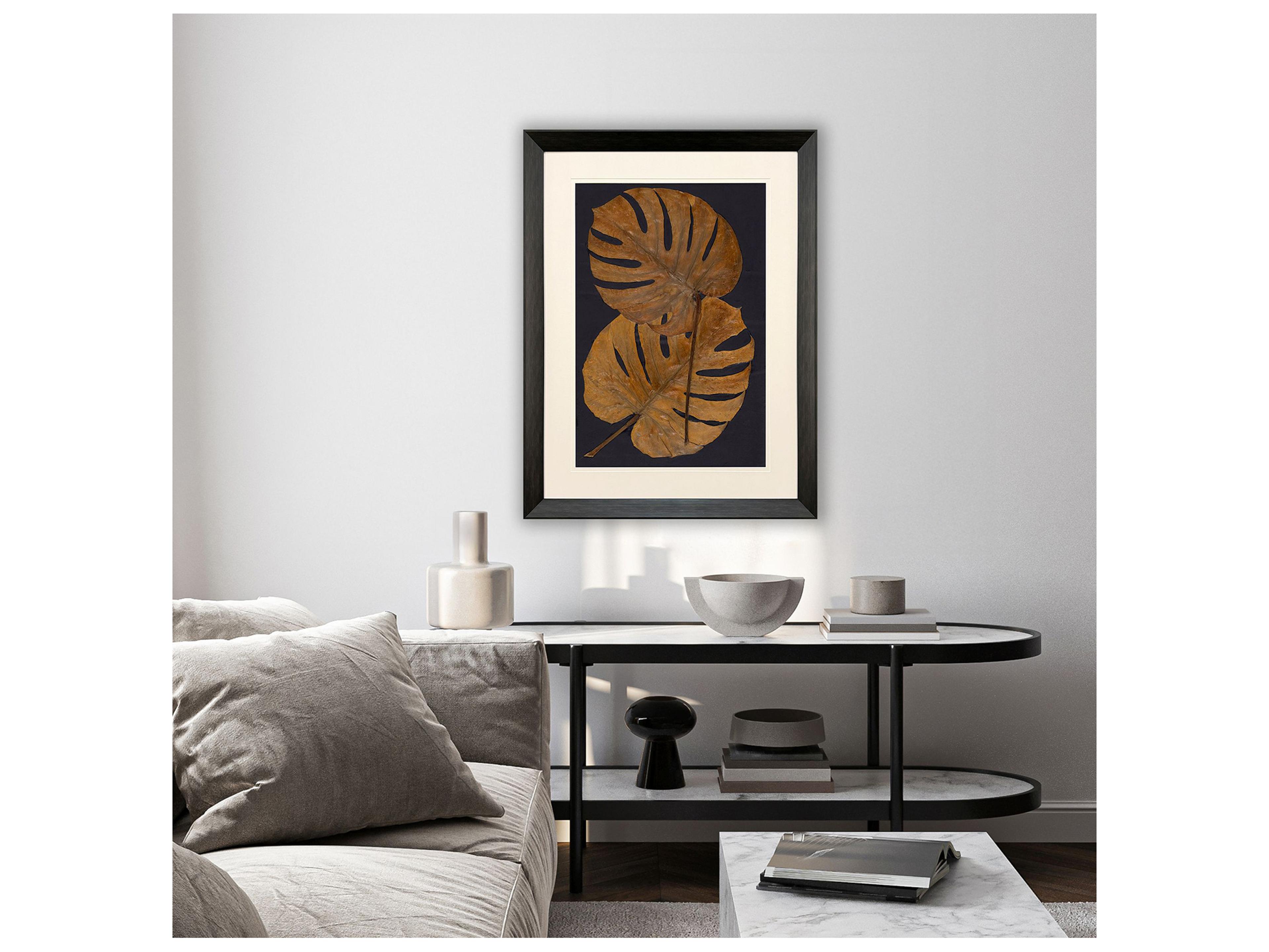 Paragon Gold Monstera II Framed Art