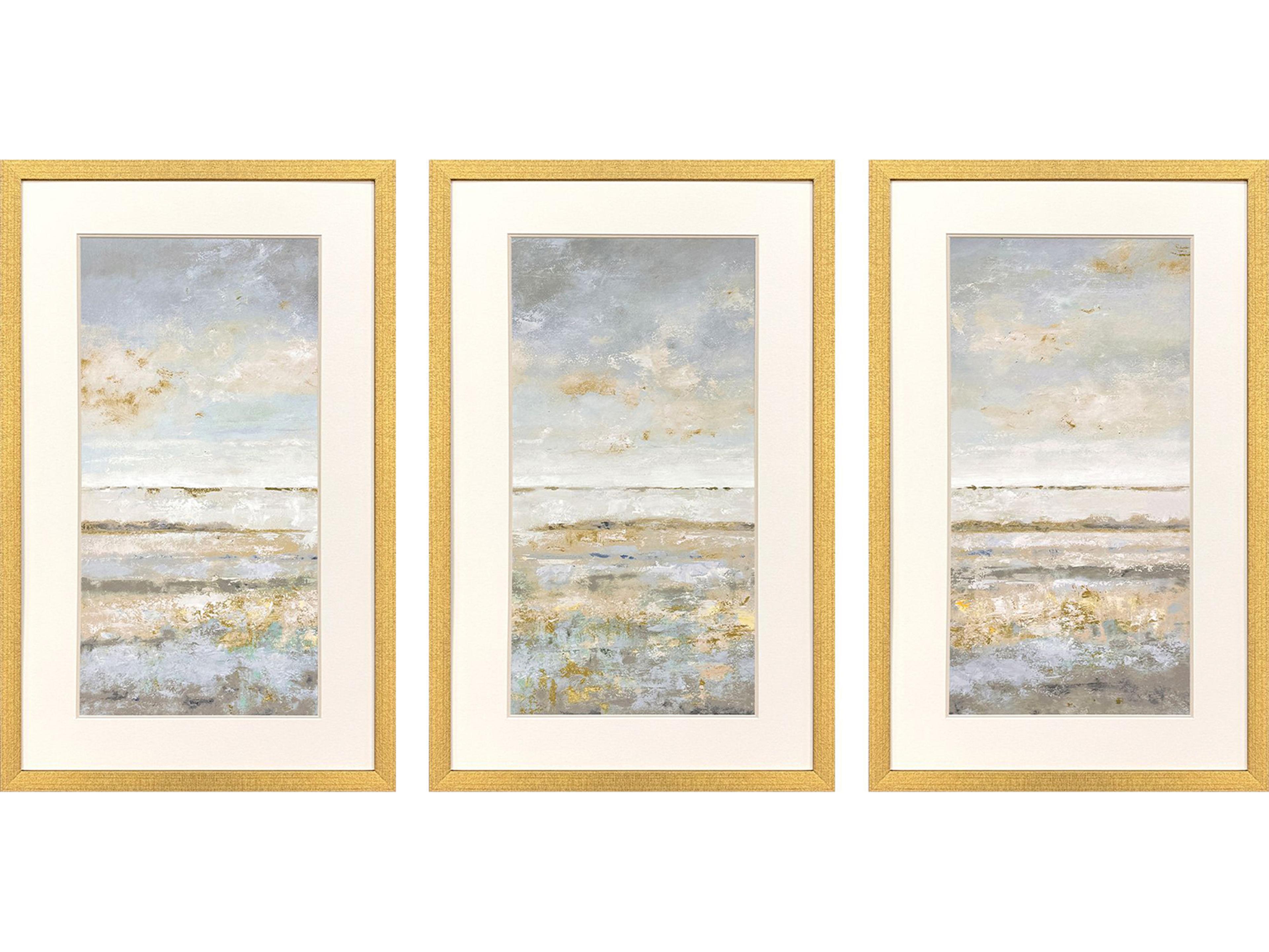 Paragon Sea Horizon Framed Art - Set of 3