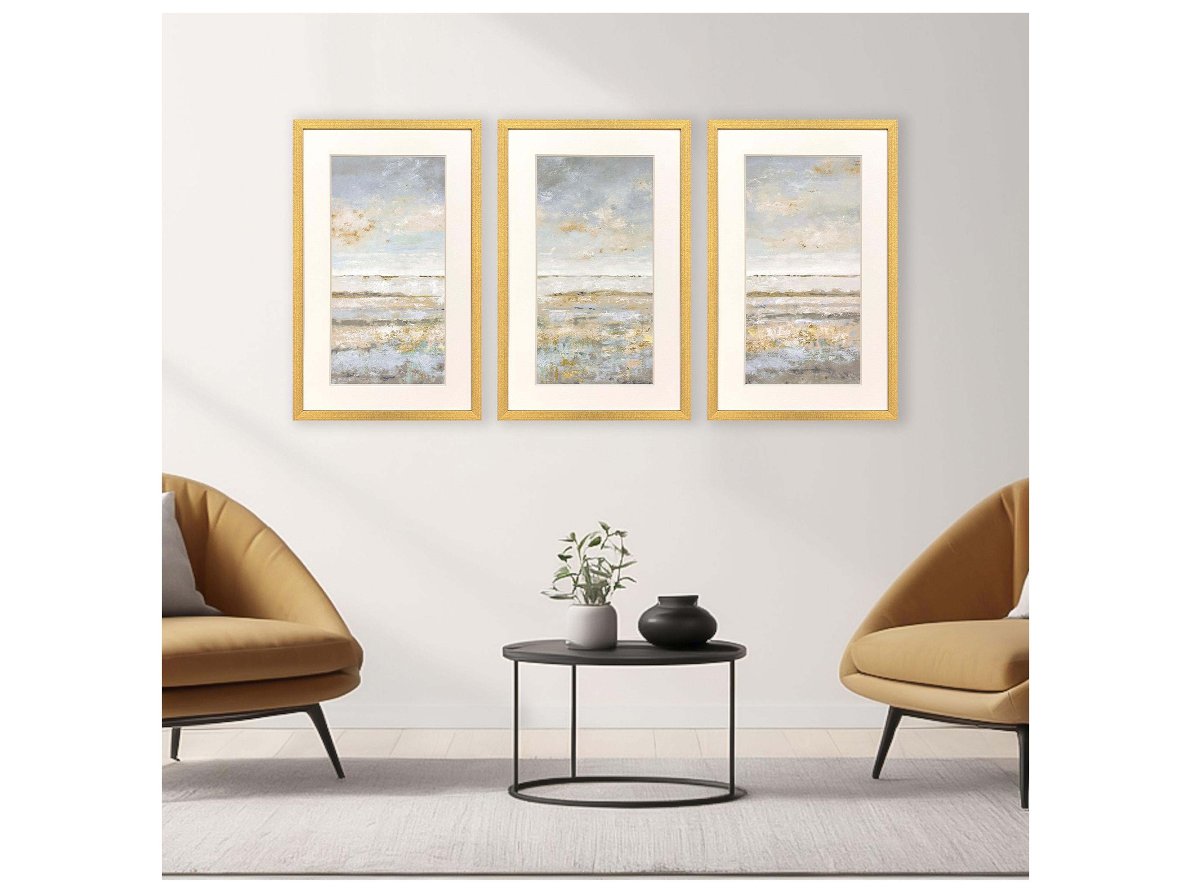 Paragon Sea Horizon Framed Art - Set of 3