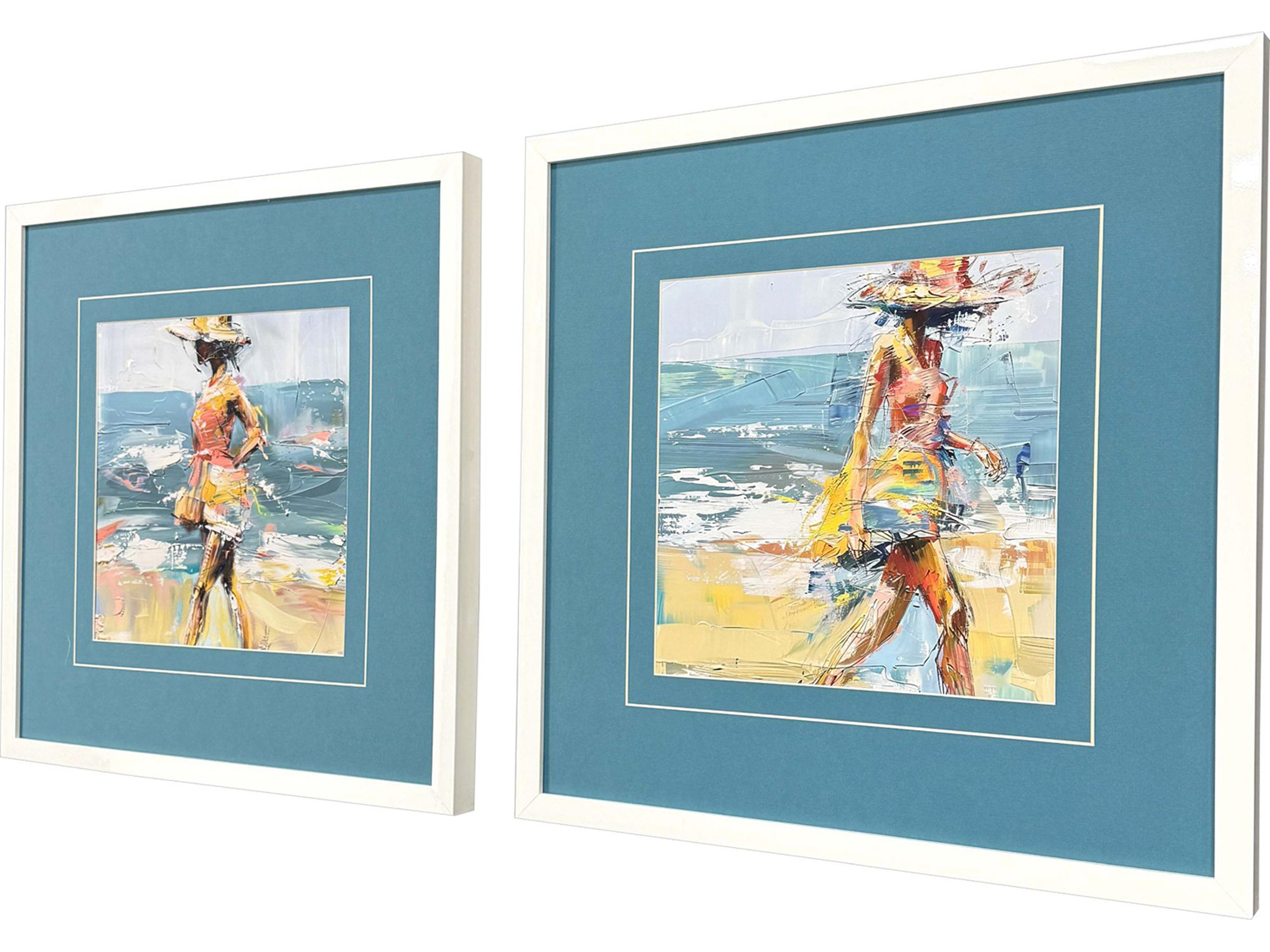 Paragon Beach Breeze Framed Art - Set of 2
