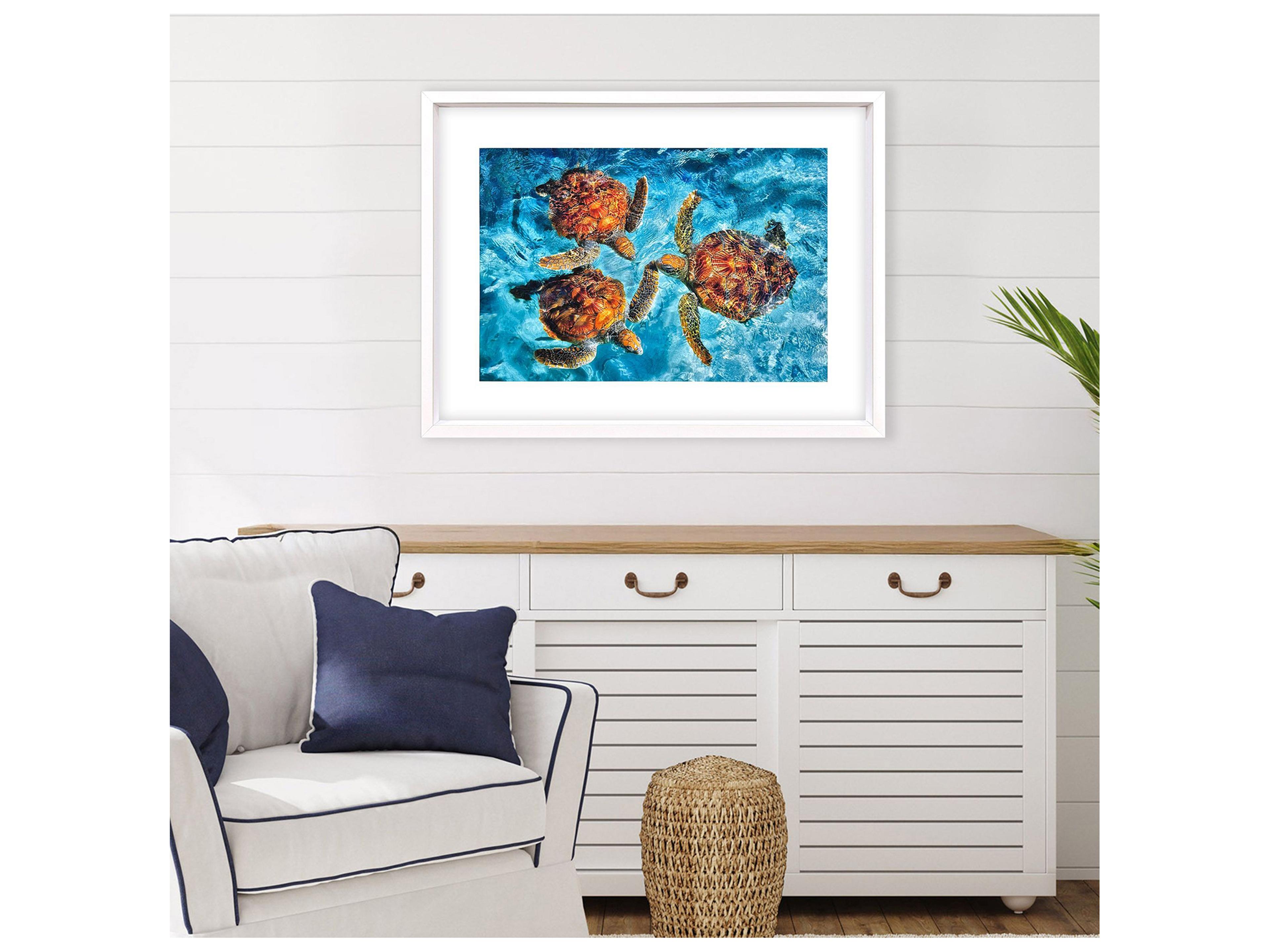 Paragon Ocean Turtles Framed Art