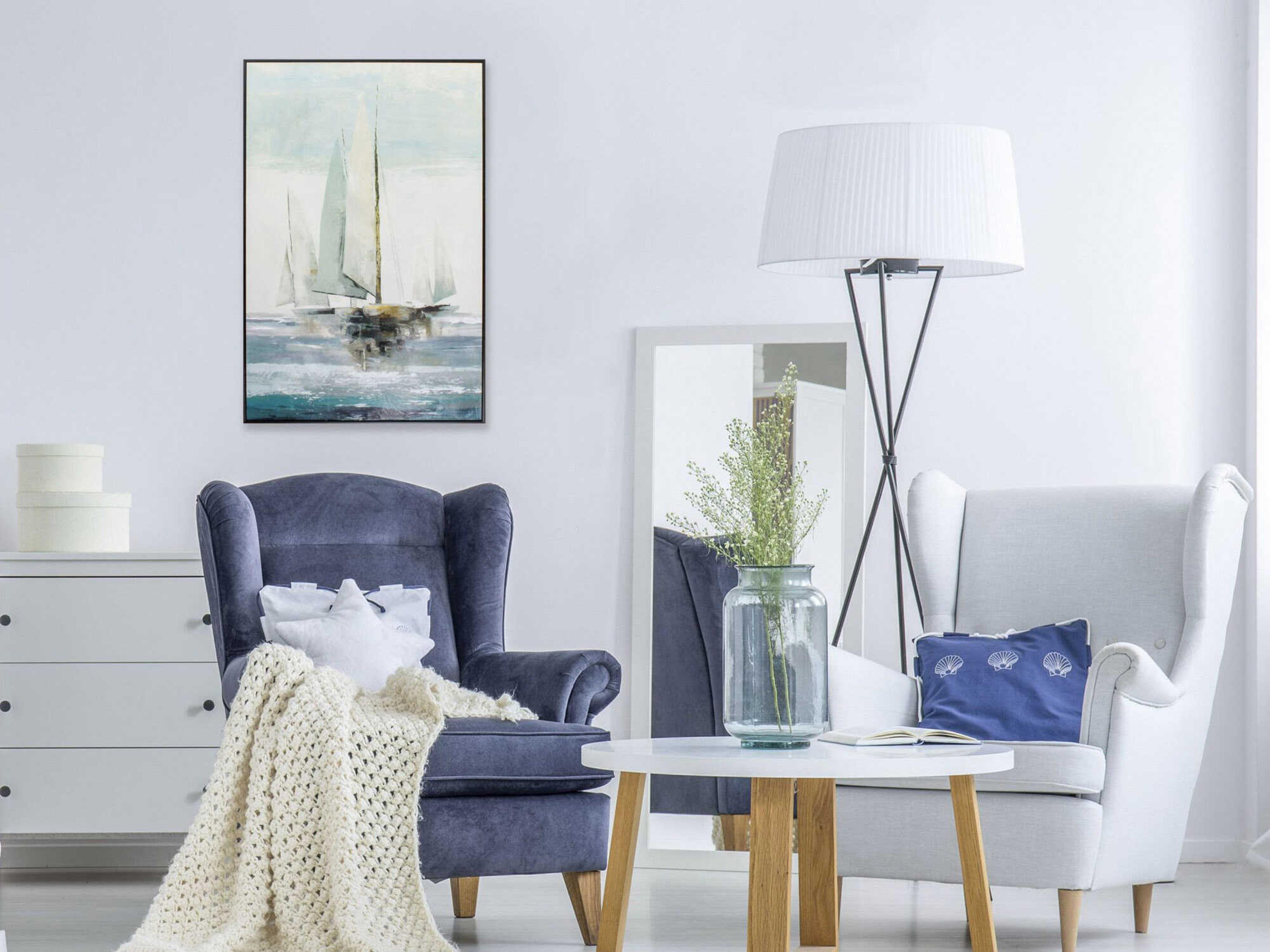 Paragon Waterside Quiet Boats Wall Art