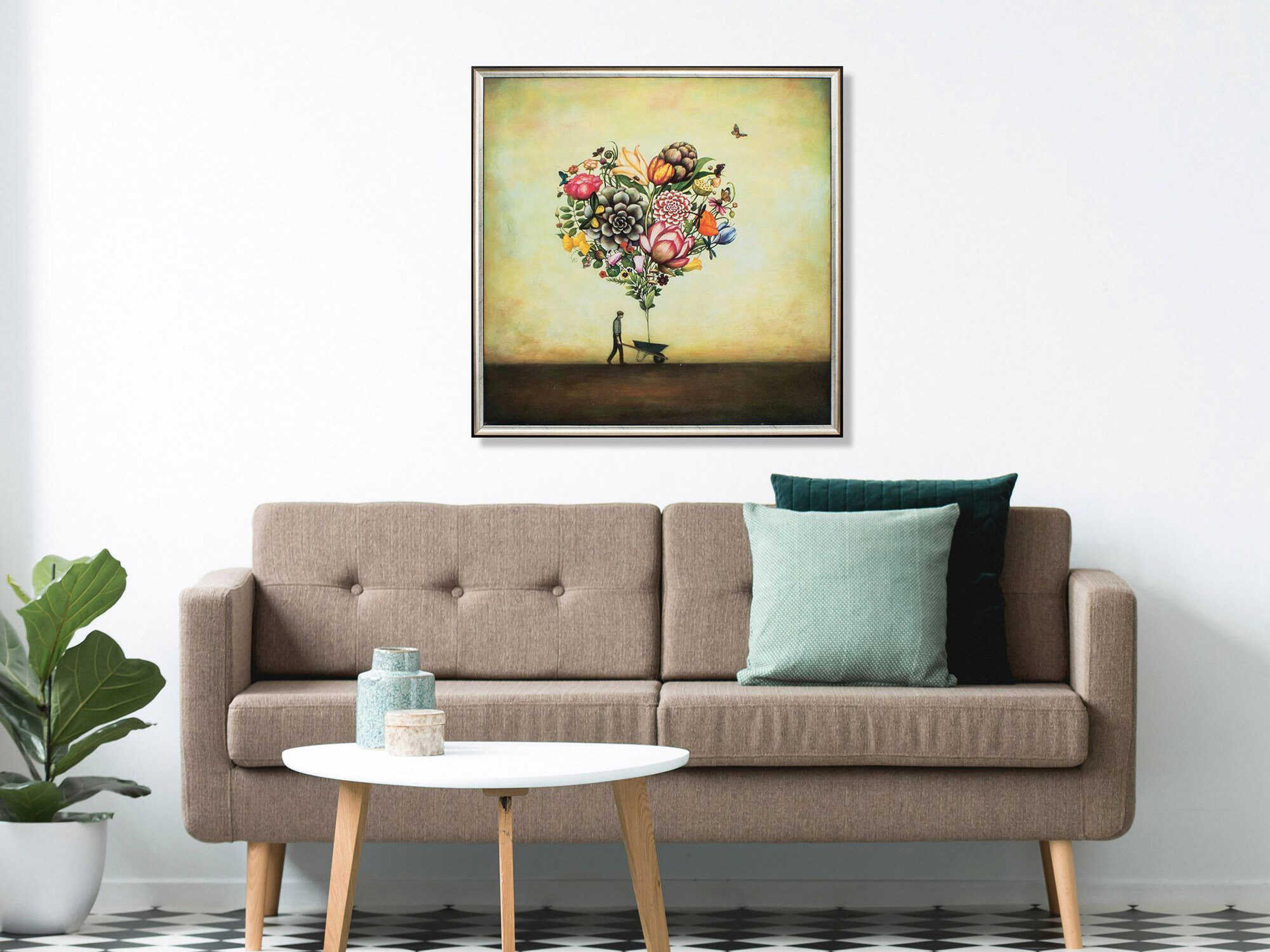 Paragon Florals Big Heart Botany Wall Art