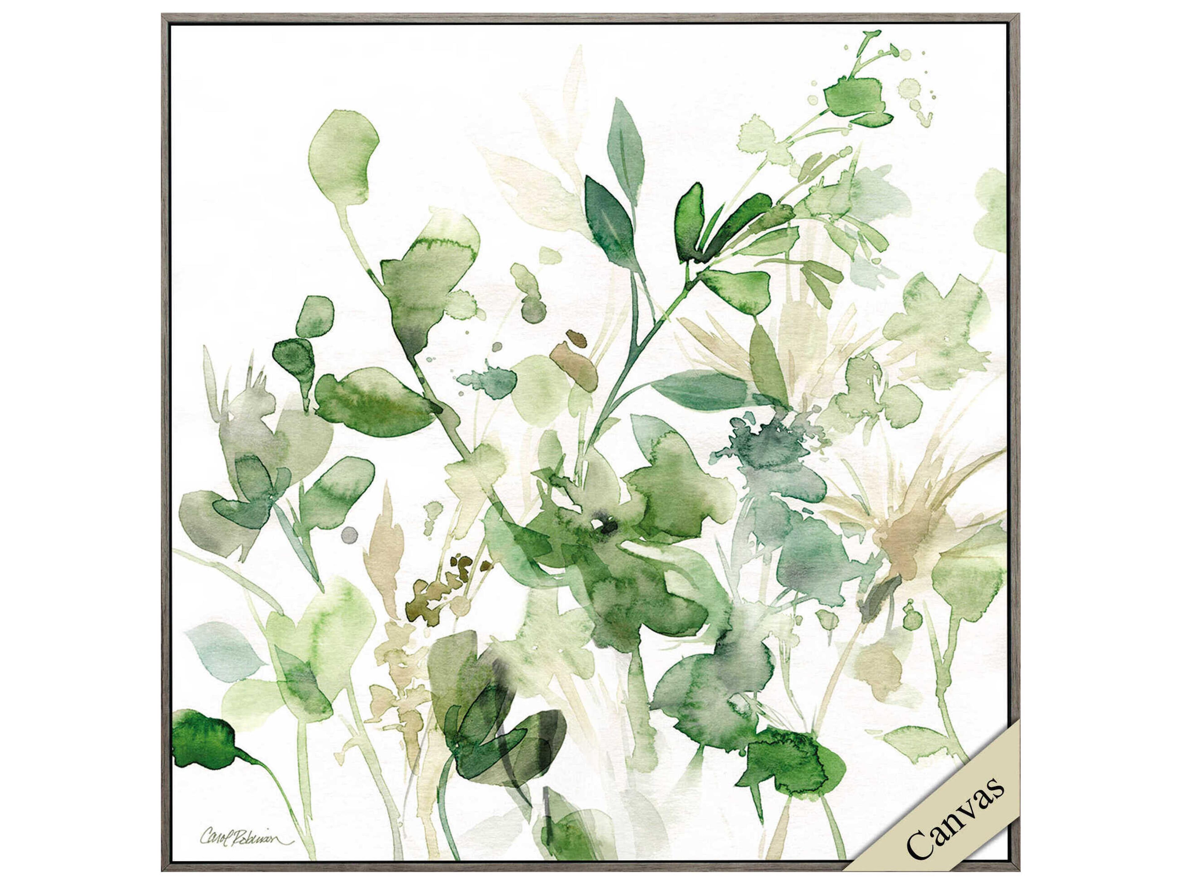Florals Sage Garden-I Canvas Wall Art