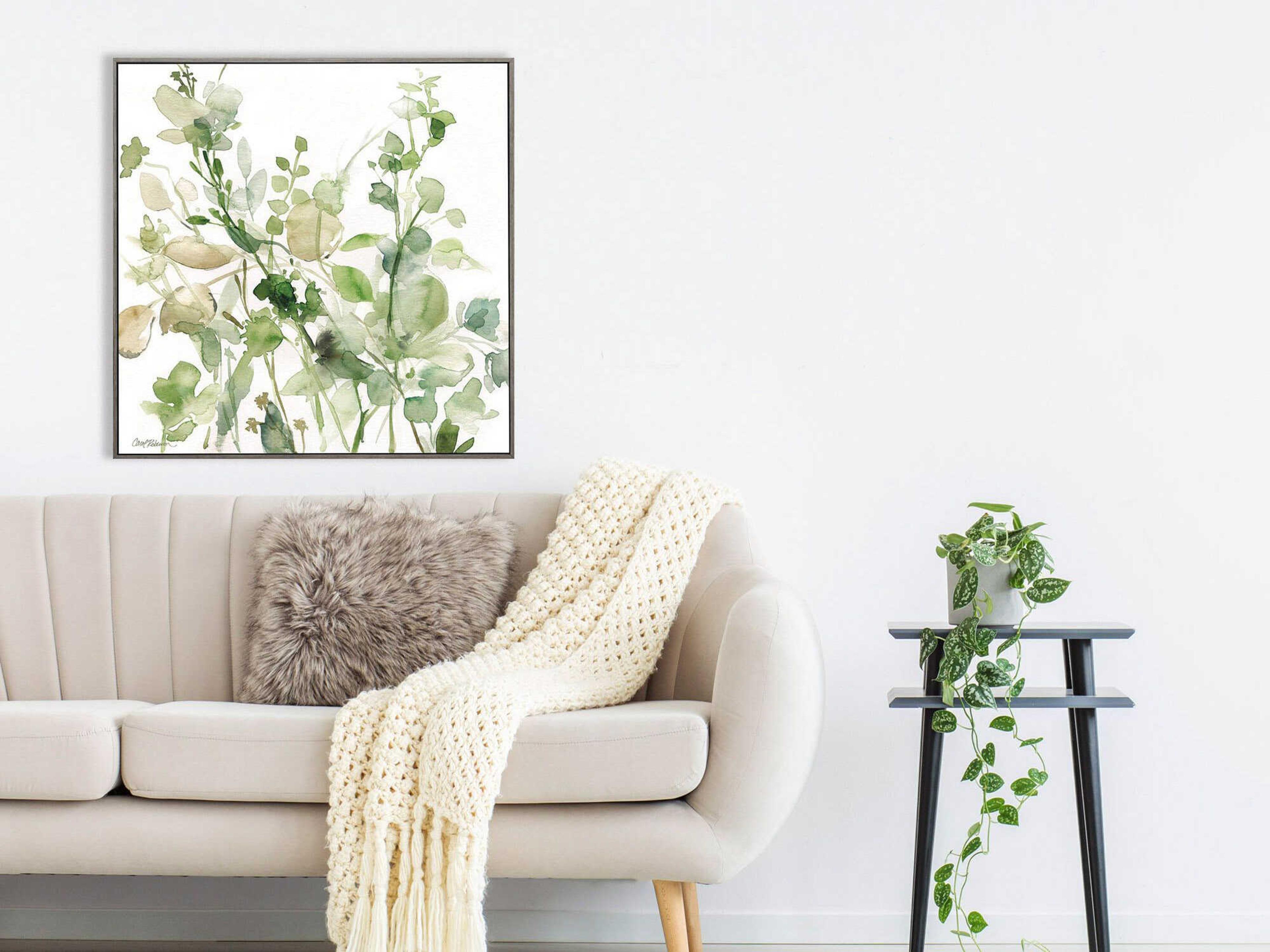 Paragon Florals Sage Garden-II Canvas Wall Art