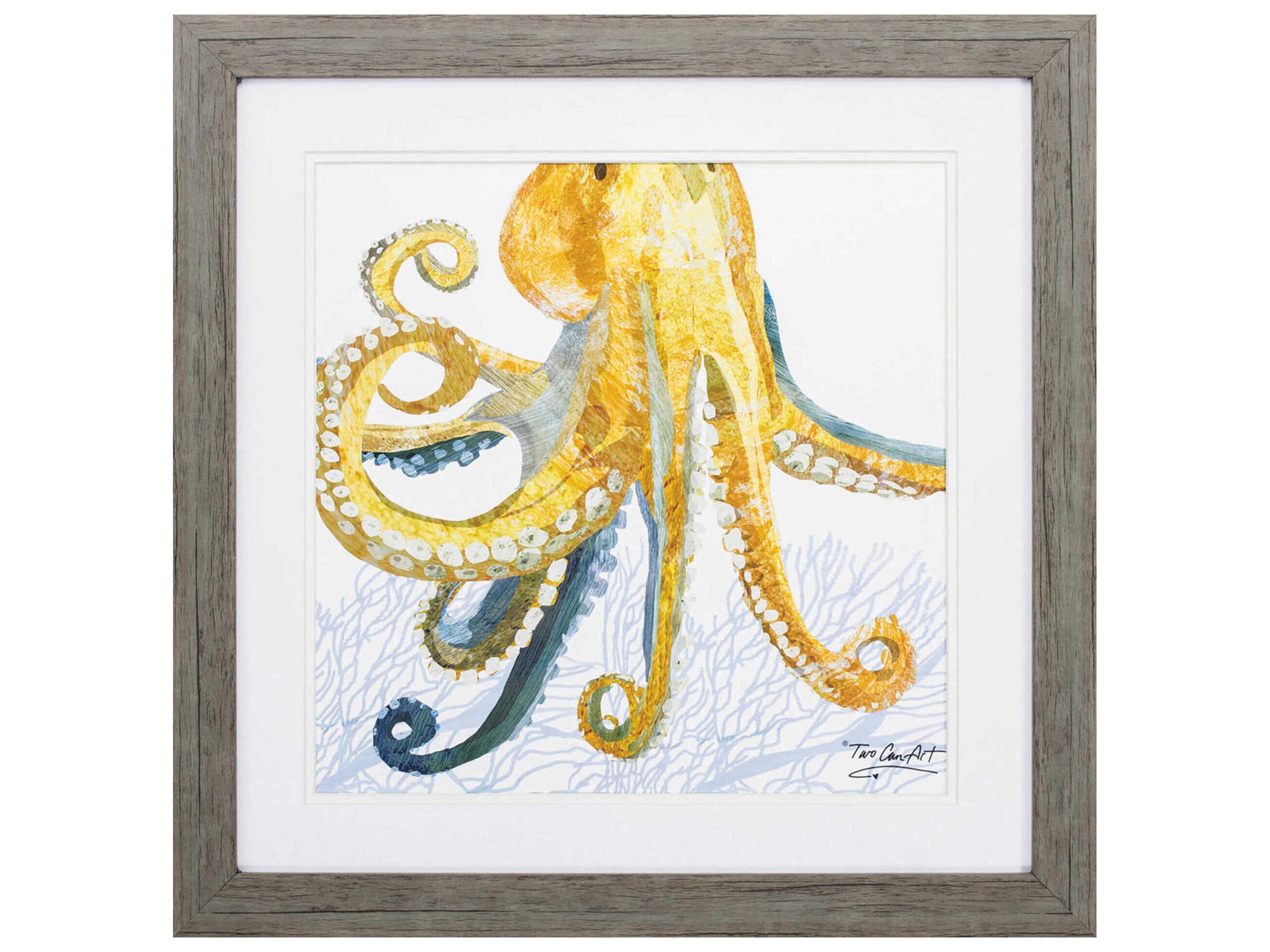 Waterside Sea Creature Octopus Wall Art