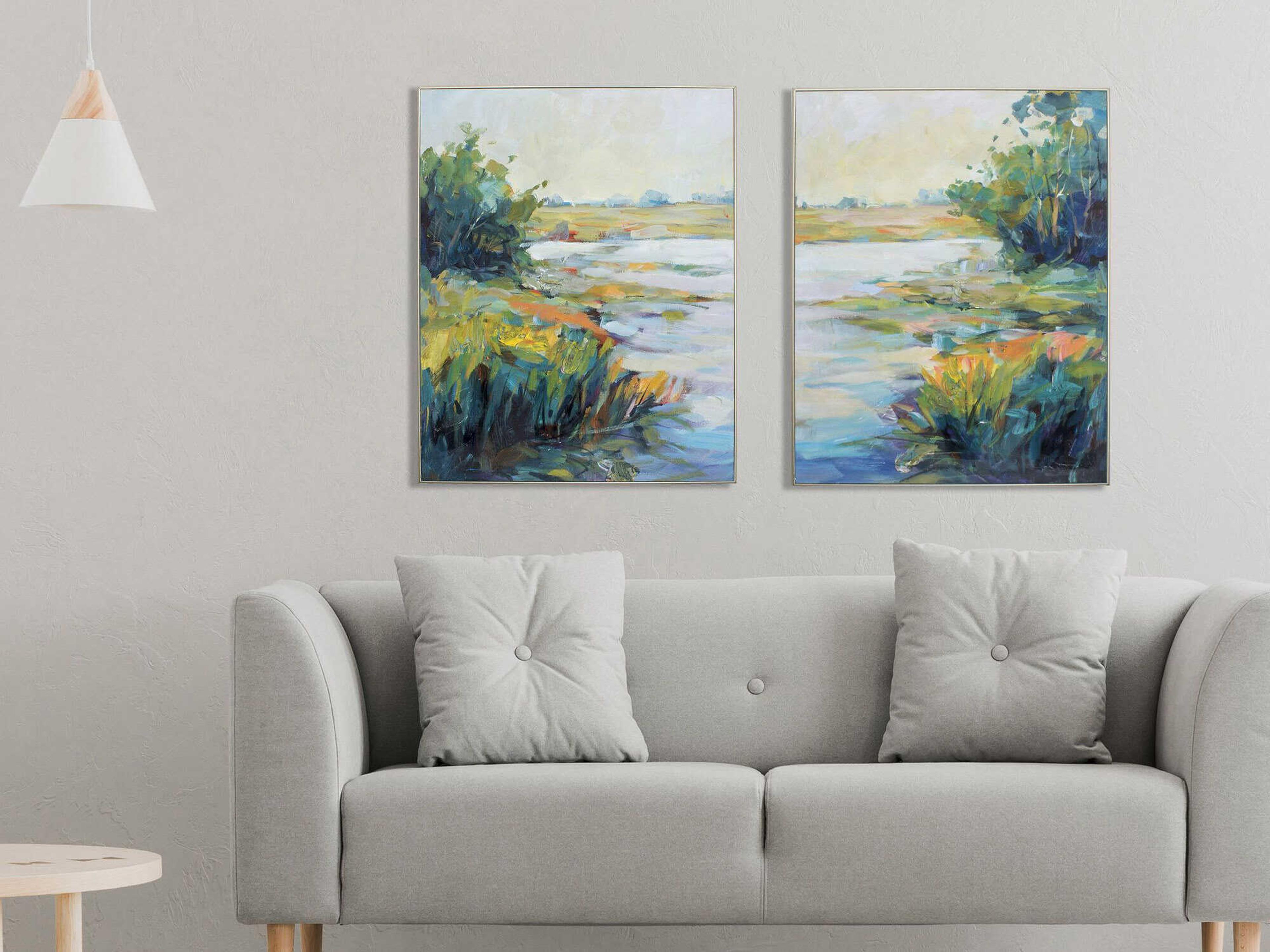Paragon Landscapes Marsh Colors Wall Art Set of 2