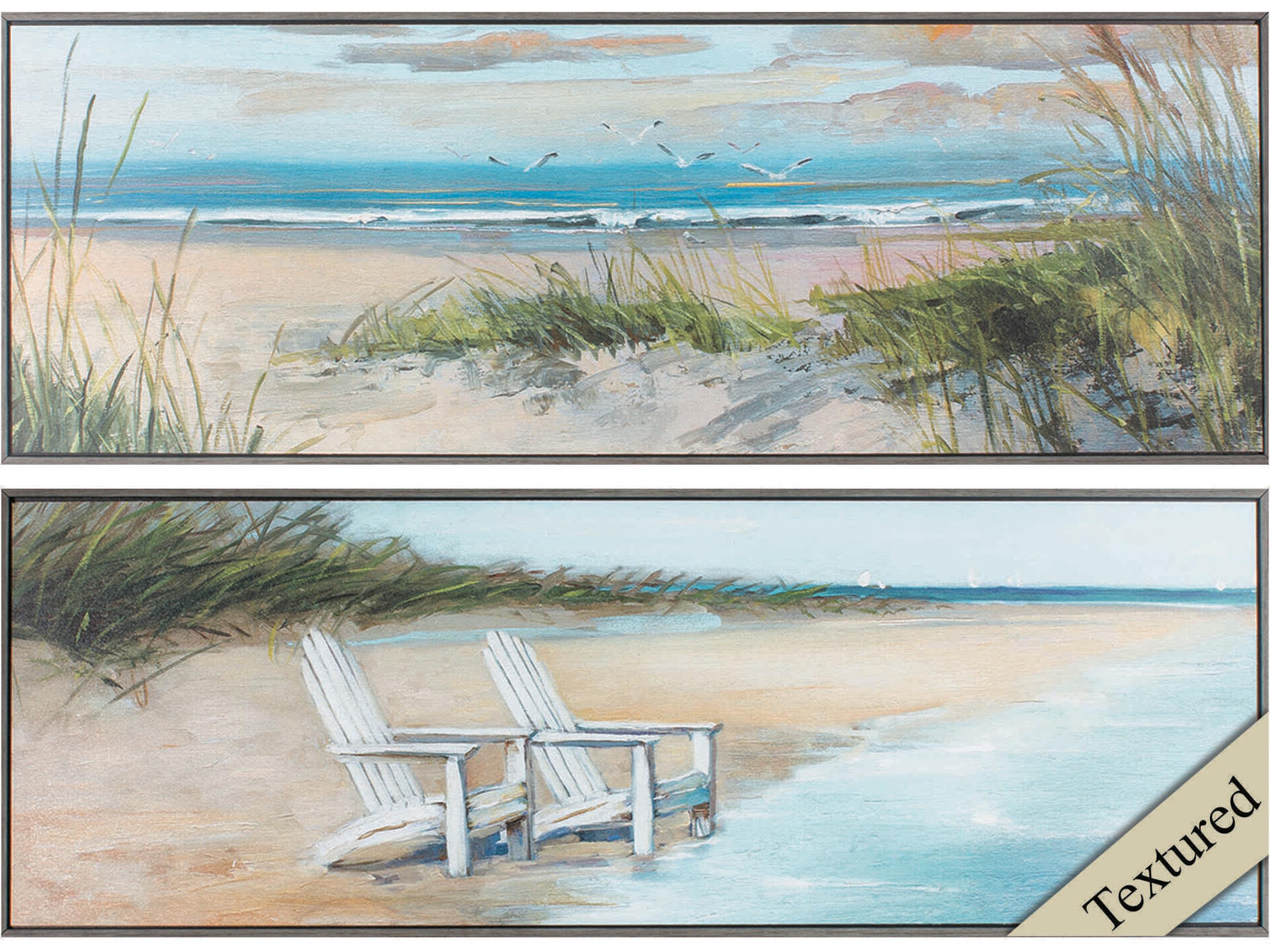 Paragon Waterside Wind Water Wall Art Set of 2