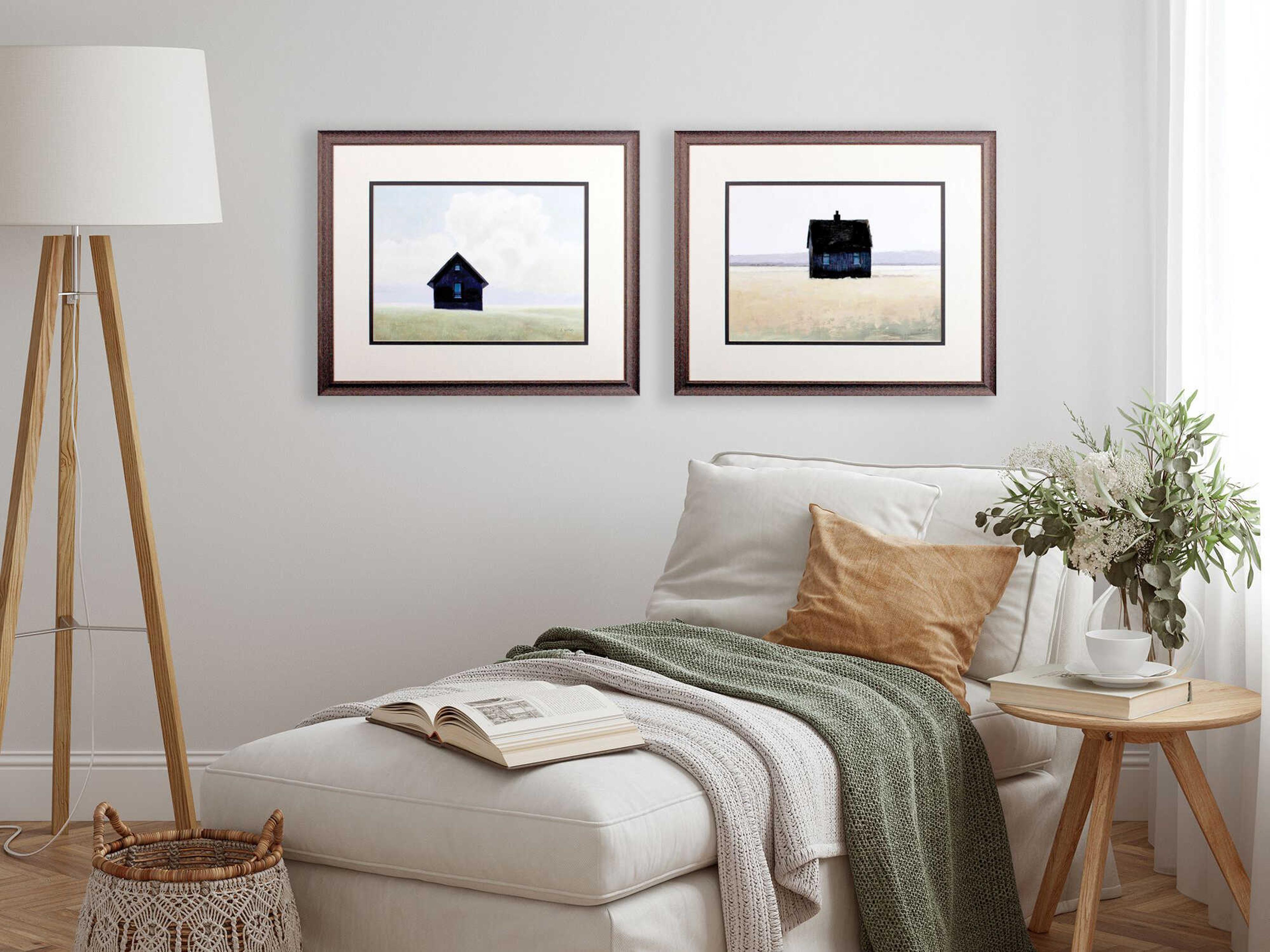 Paragon Farmhouse Lonely Landscape Wall Art Set of 2