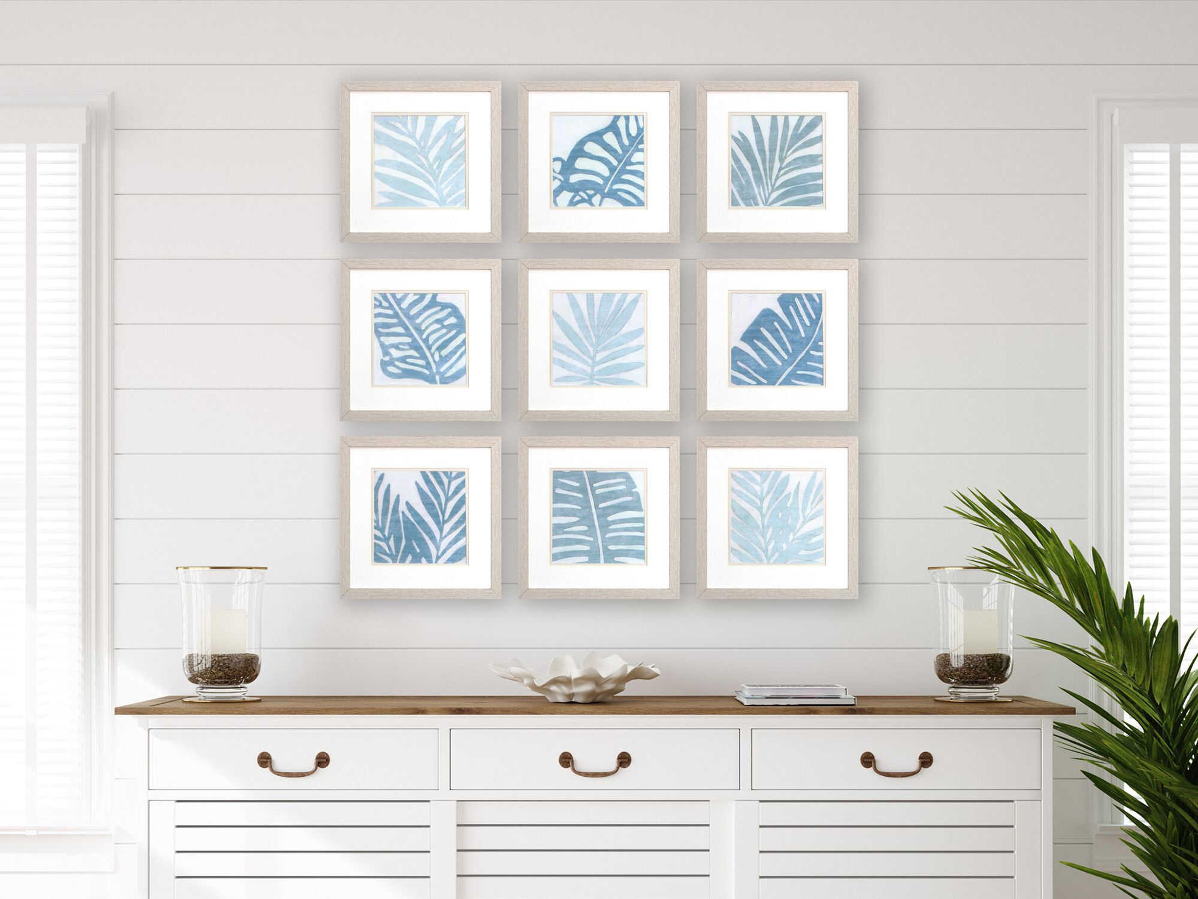 Paragon Waterside Spa Palms Wall Art Set of 9