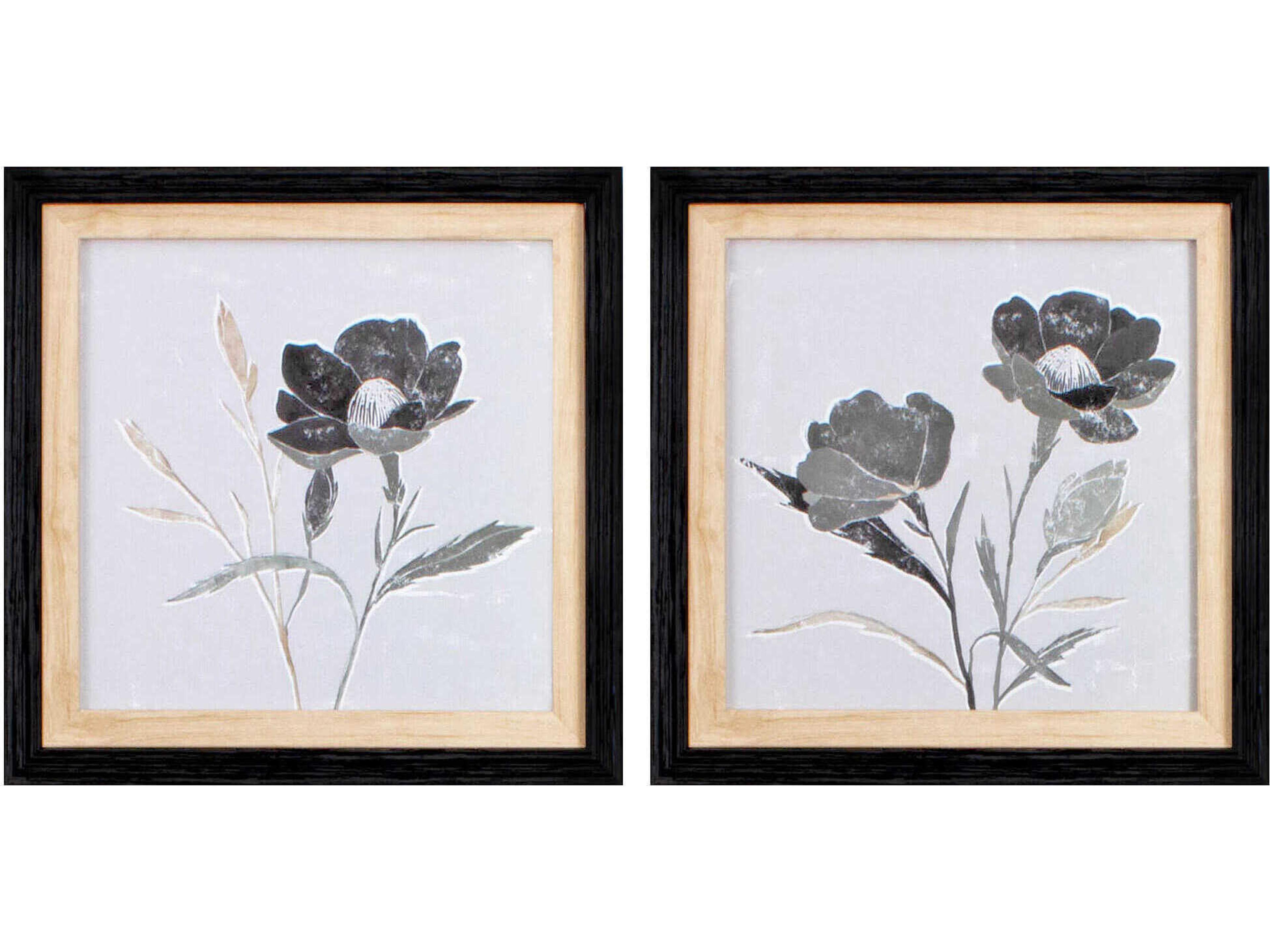 Paragon Florals Dark Ophelia Wall Art Set of 2