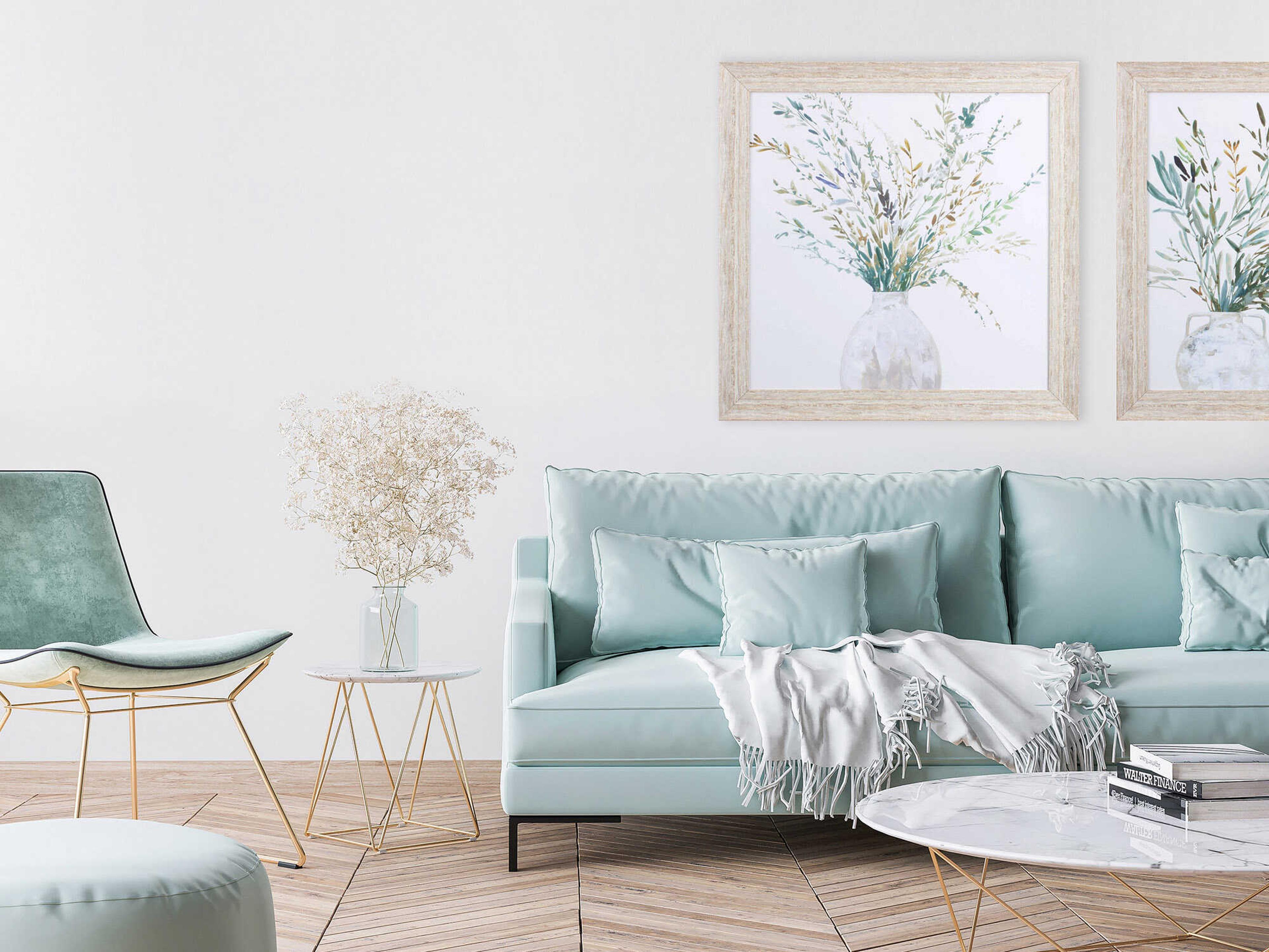 Paragon Florals Vase of Grass II Wall Art