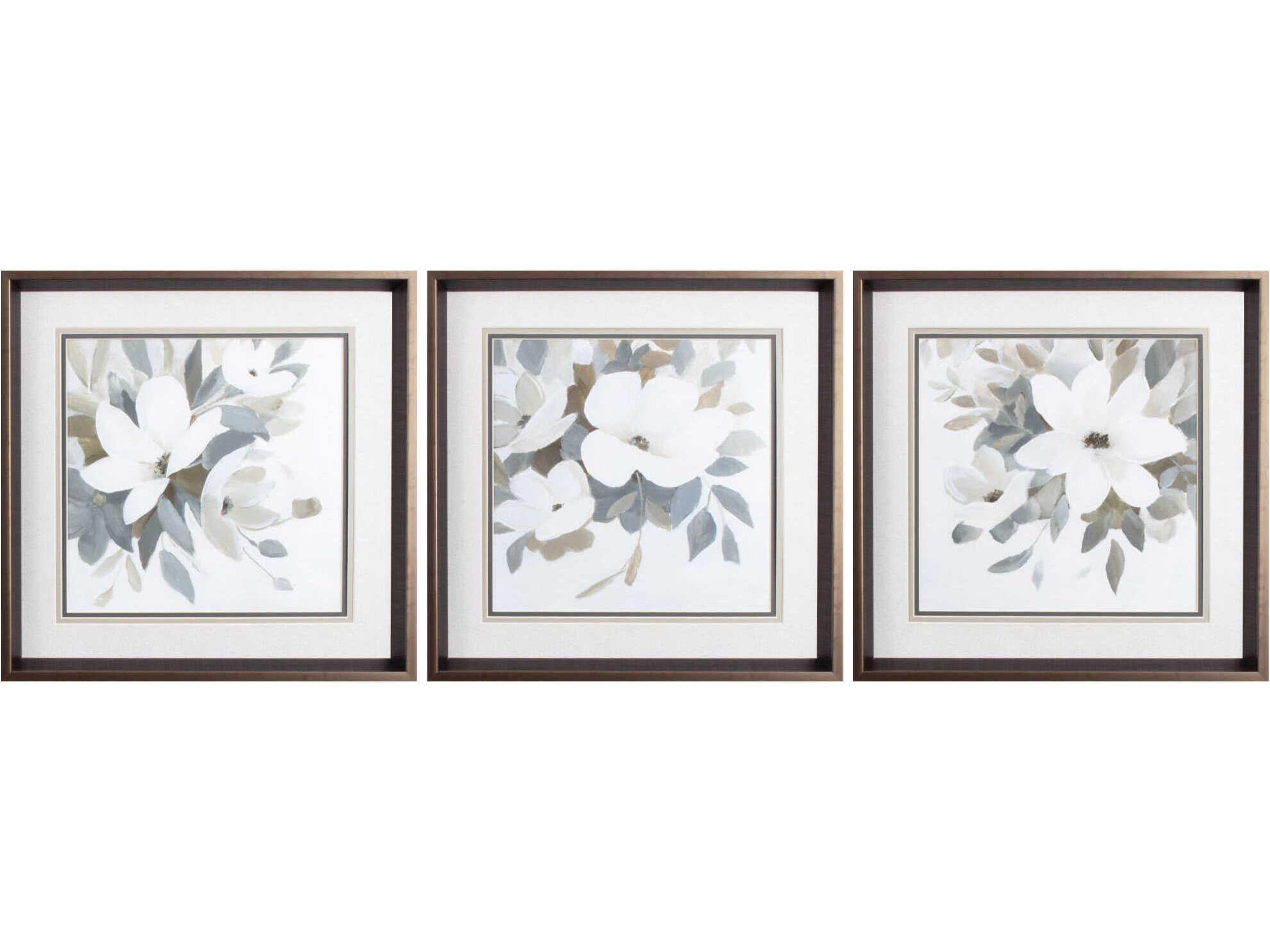Florals Modern Romance Wall Art Set of 3