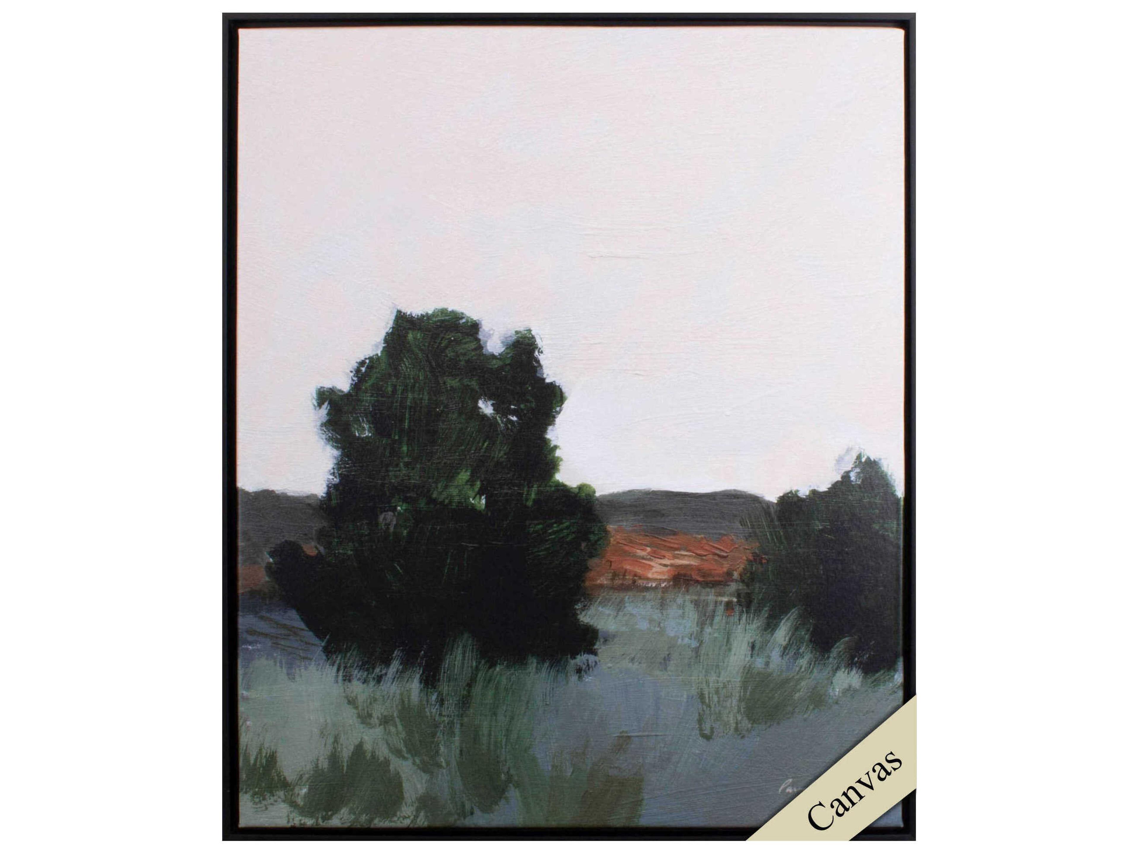 Landscapes Desert Green-I Canvas Wall Art