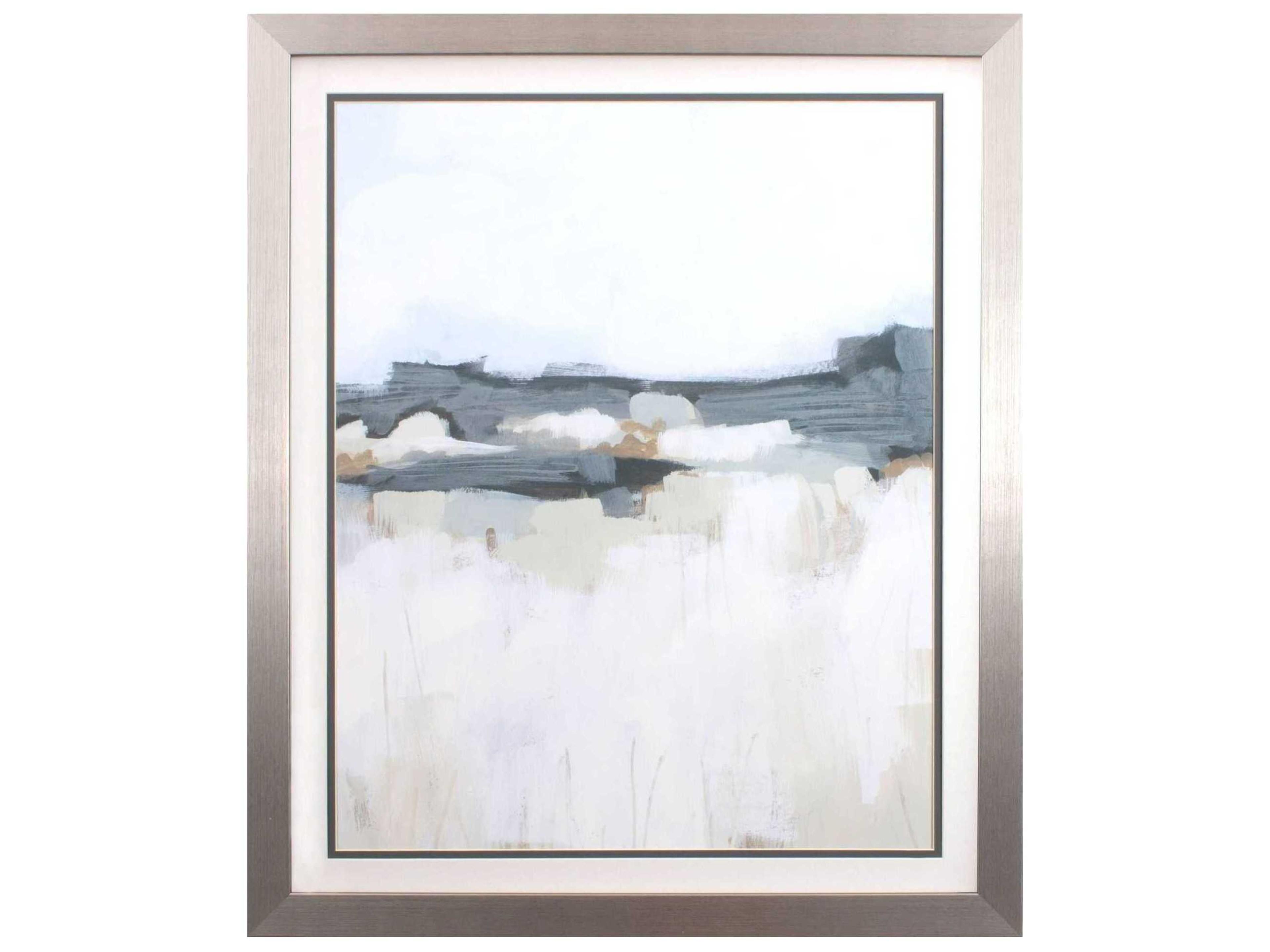 Abstract Brush Badlands-I Wall Art