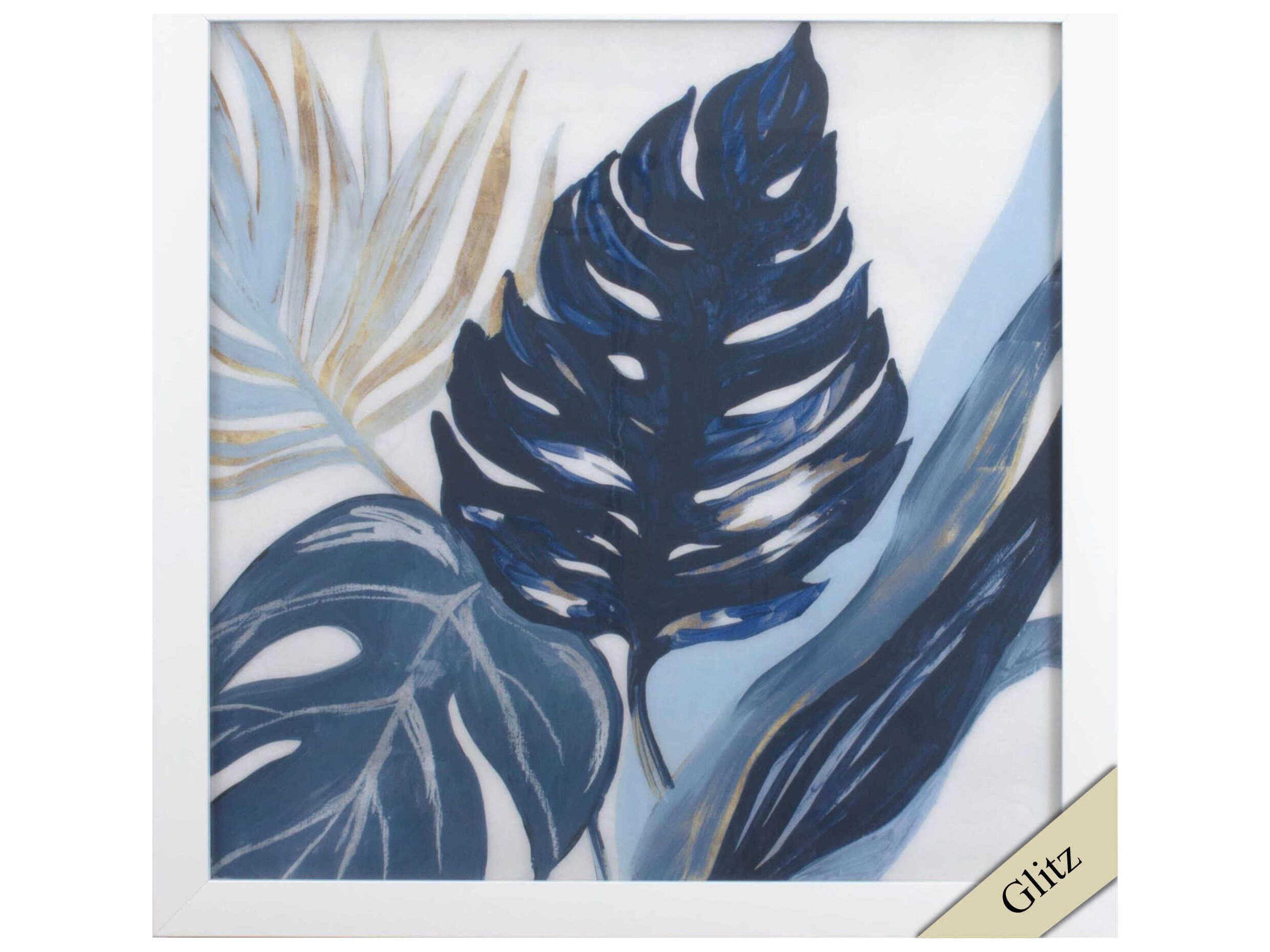 Waterside Blue Palms-I Wall Art