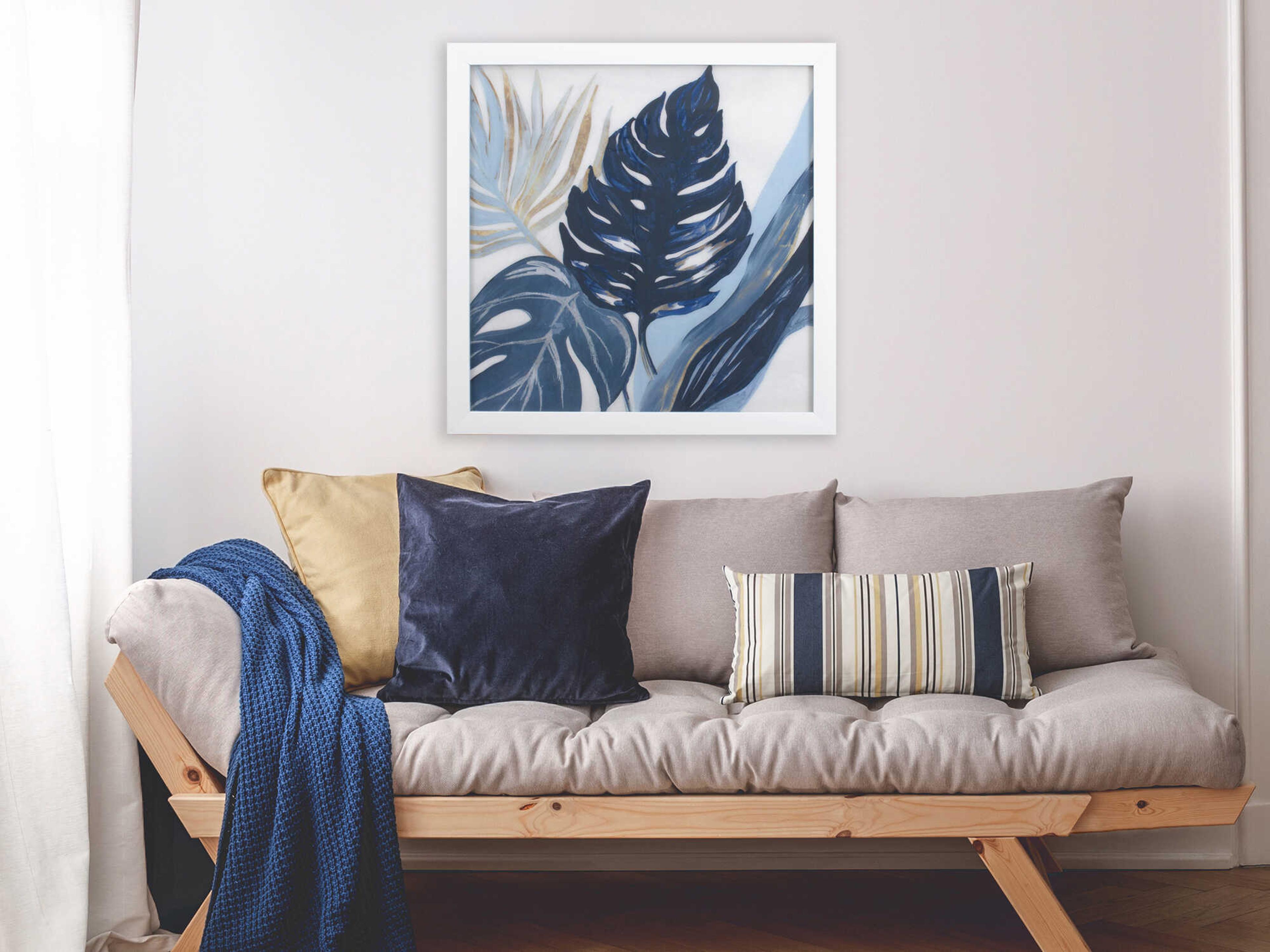 Paragon Waterside Blue Palms-I Wall Art