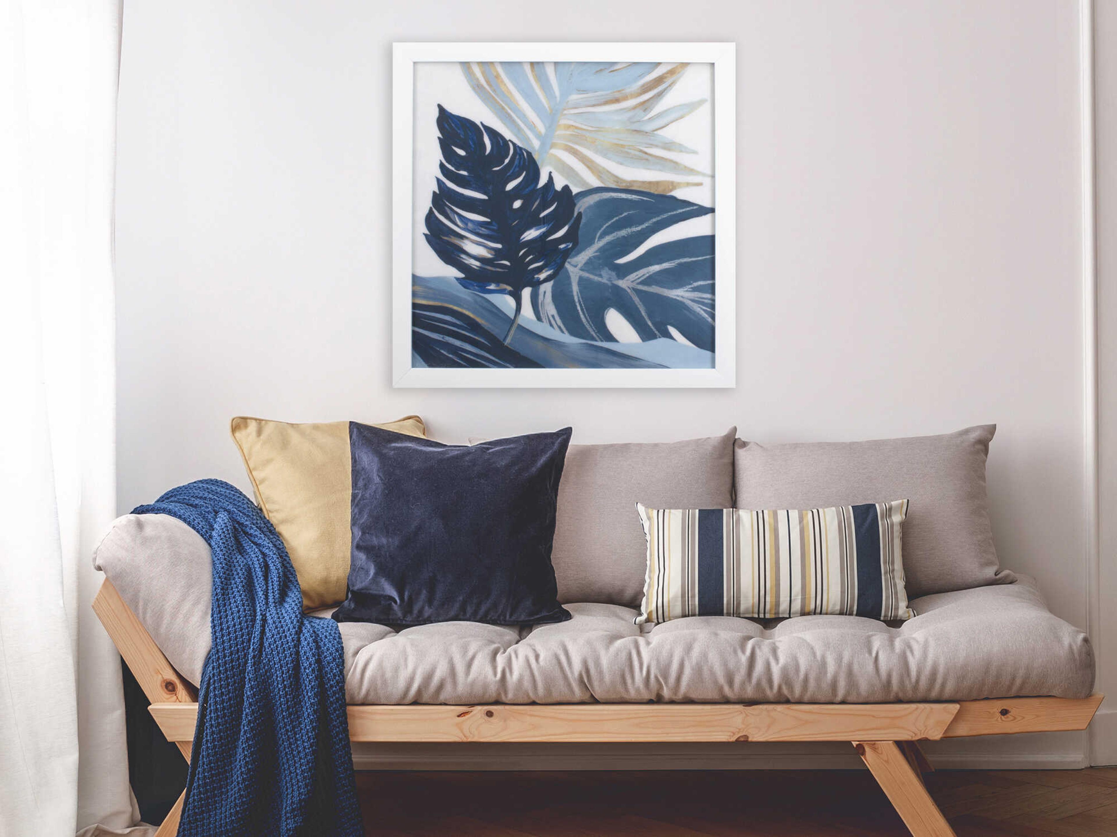 Paragon Waterside Blue Palms-II Wall Art