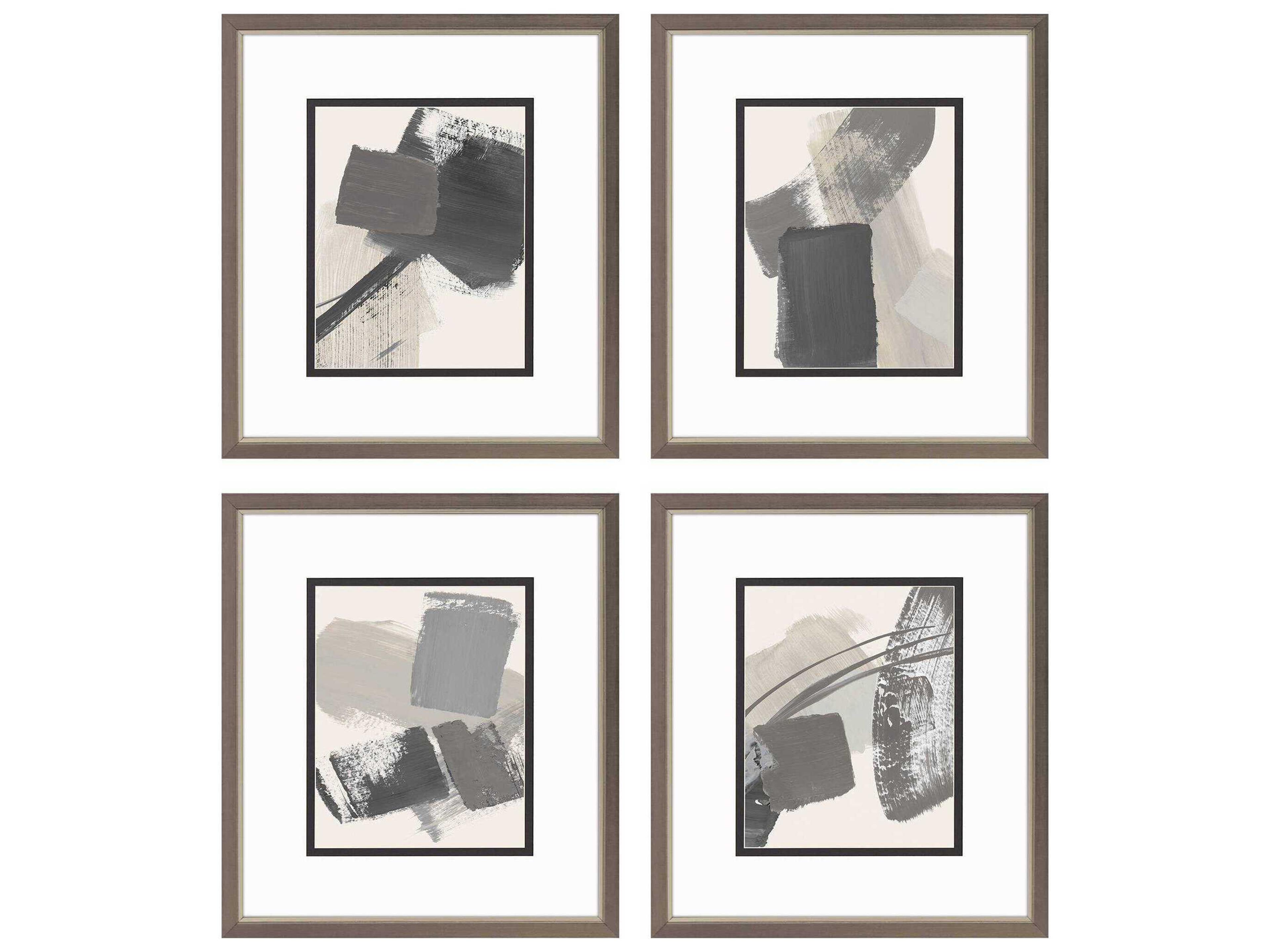 Abstract New Day Wall Art Set of 4