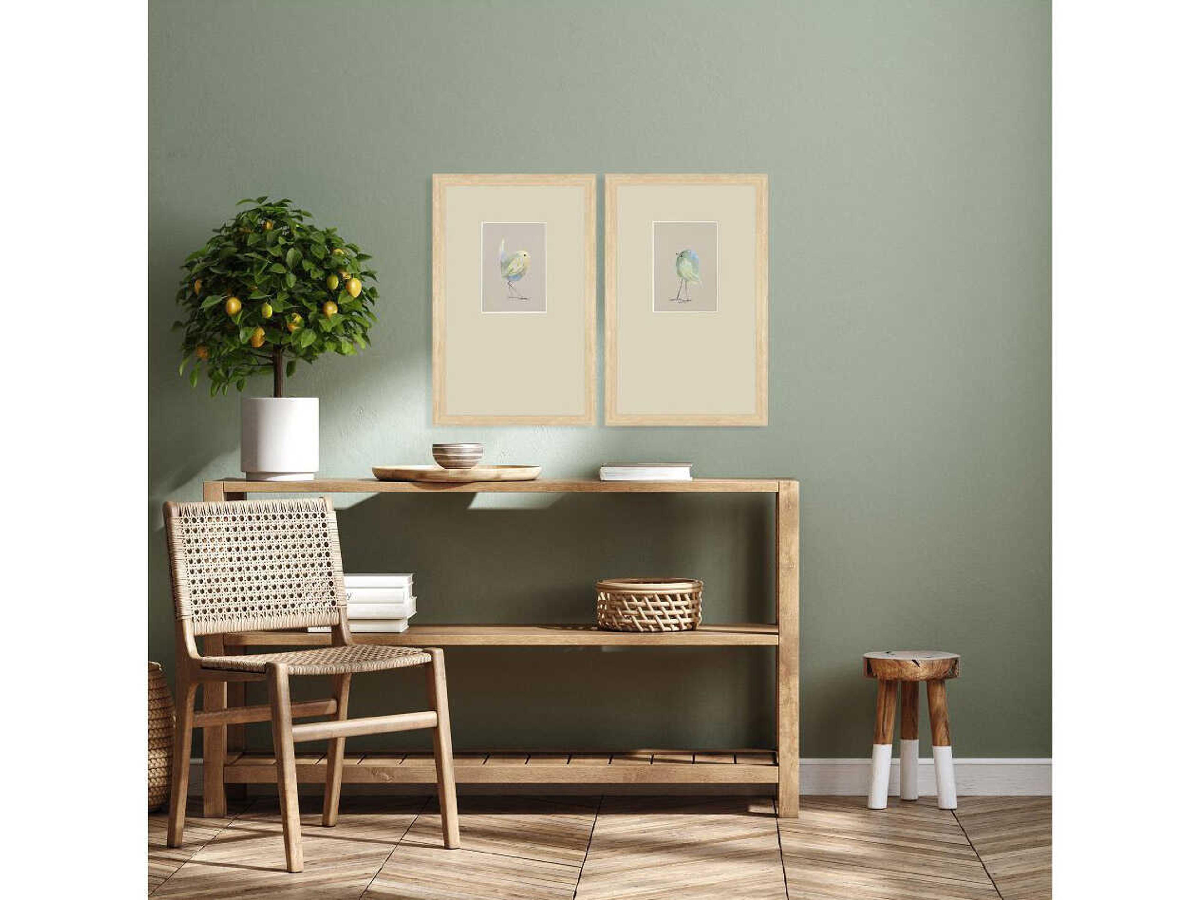 Paragon Animals Sweet Chickadee Wall Art Set of 2