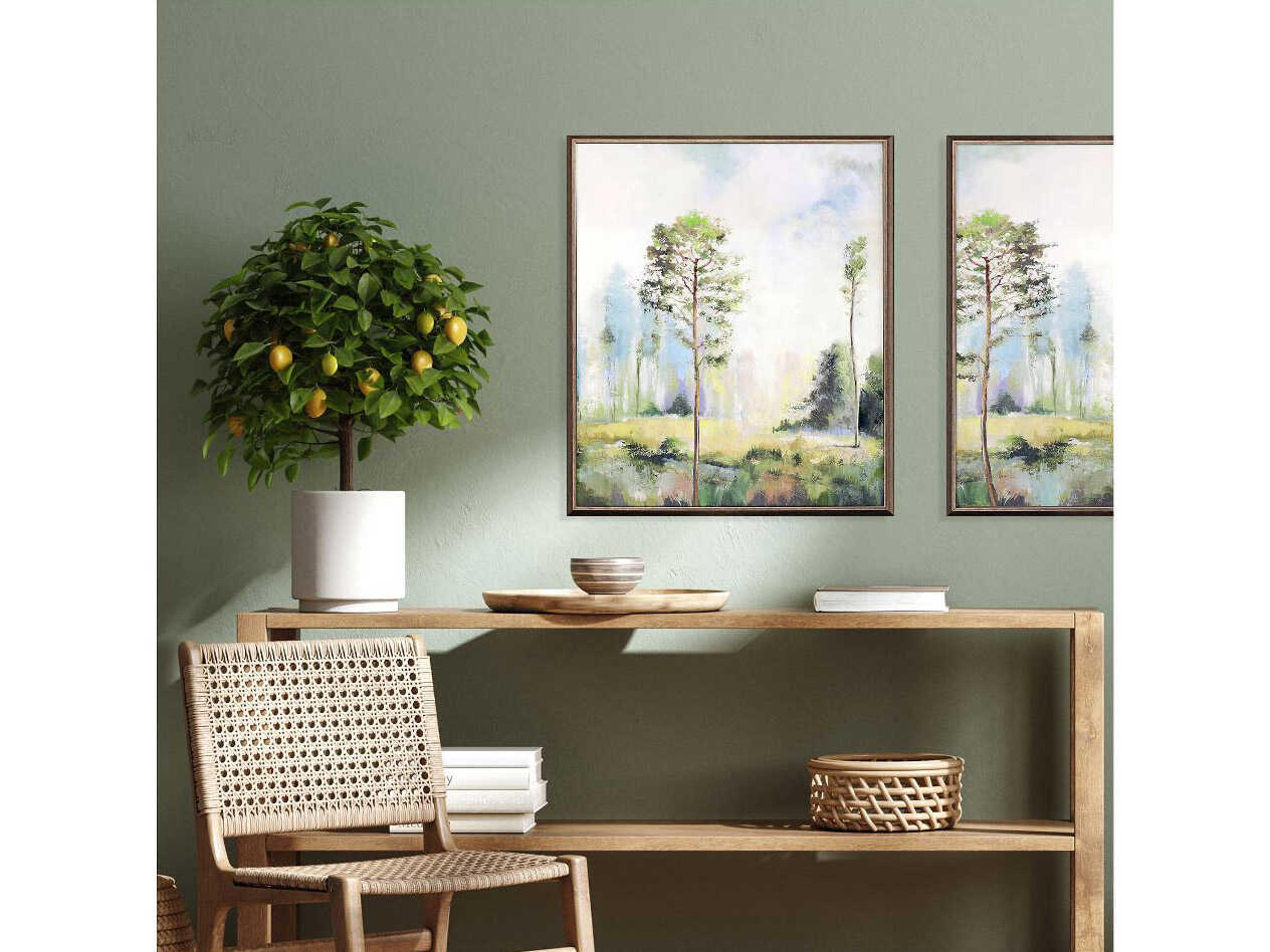 Paragon Landscapes Tall Green Trees-I Wall Art