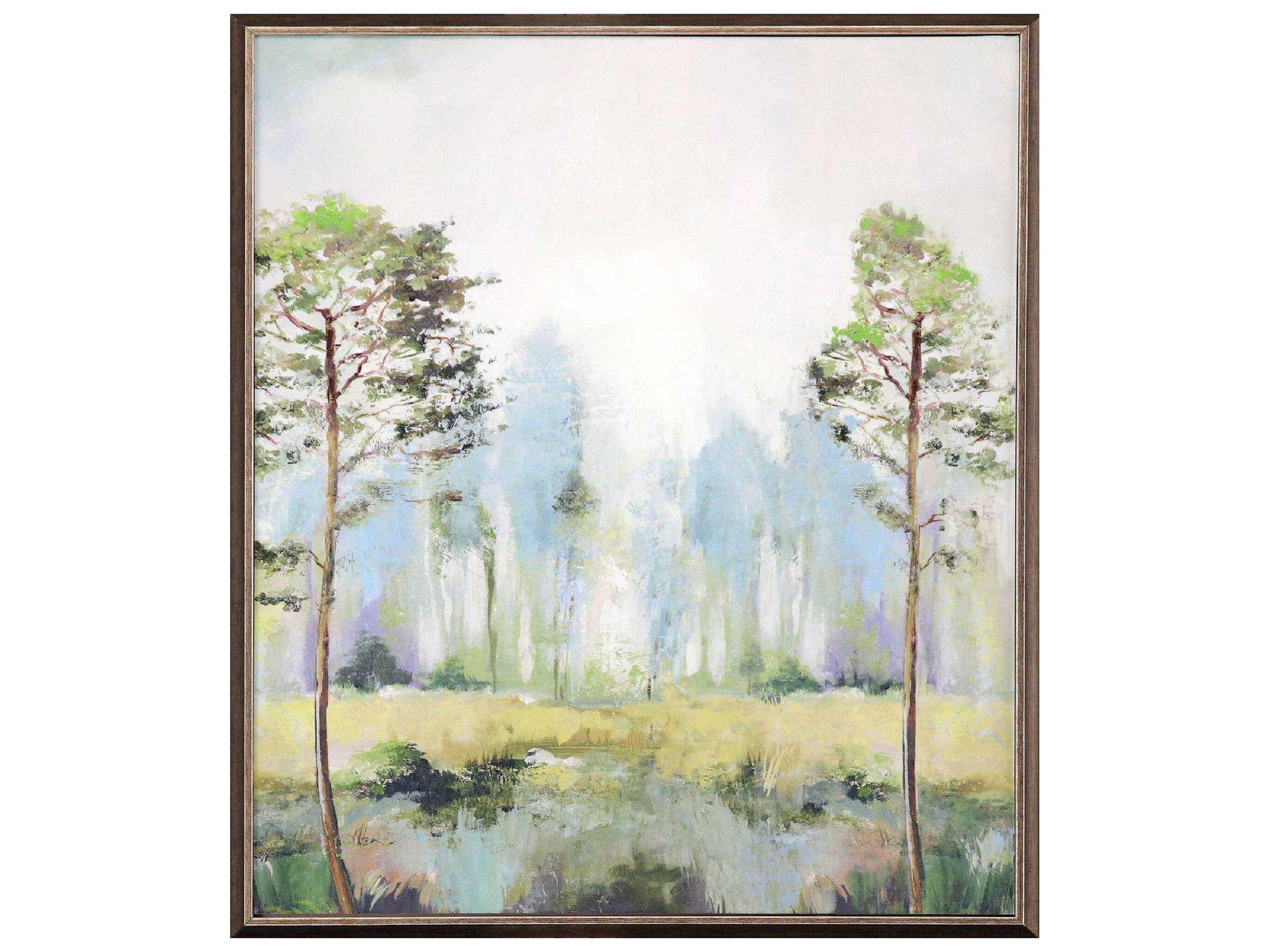 Landscapes Tall Green Trees-II Wall Art