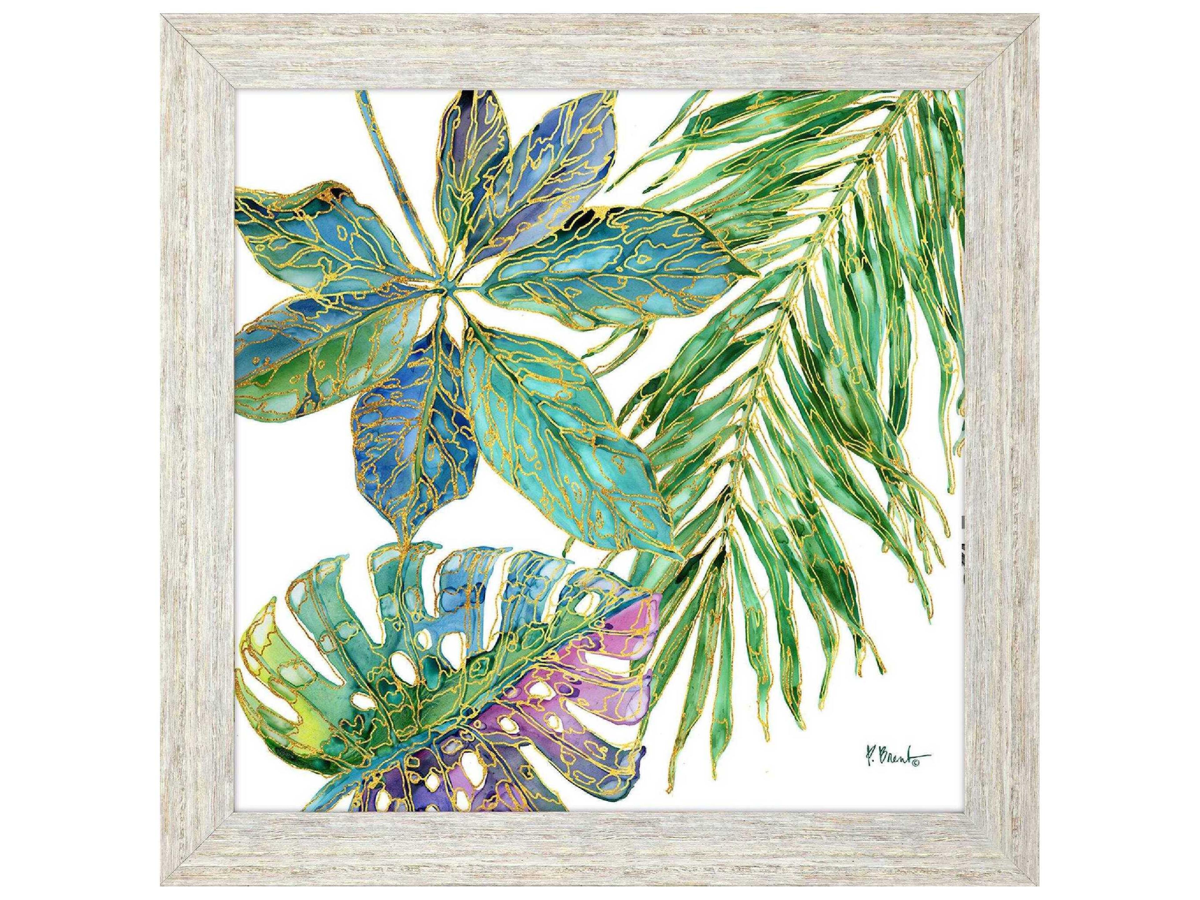 Waterside Spectrum Palm Fronds-IV Wall Art