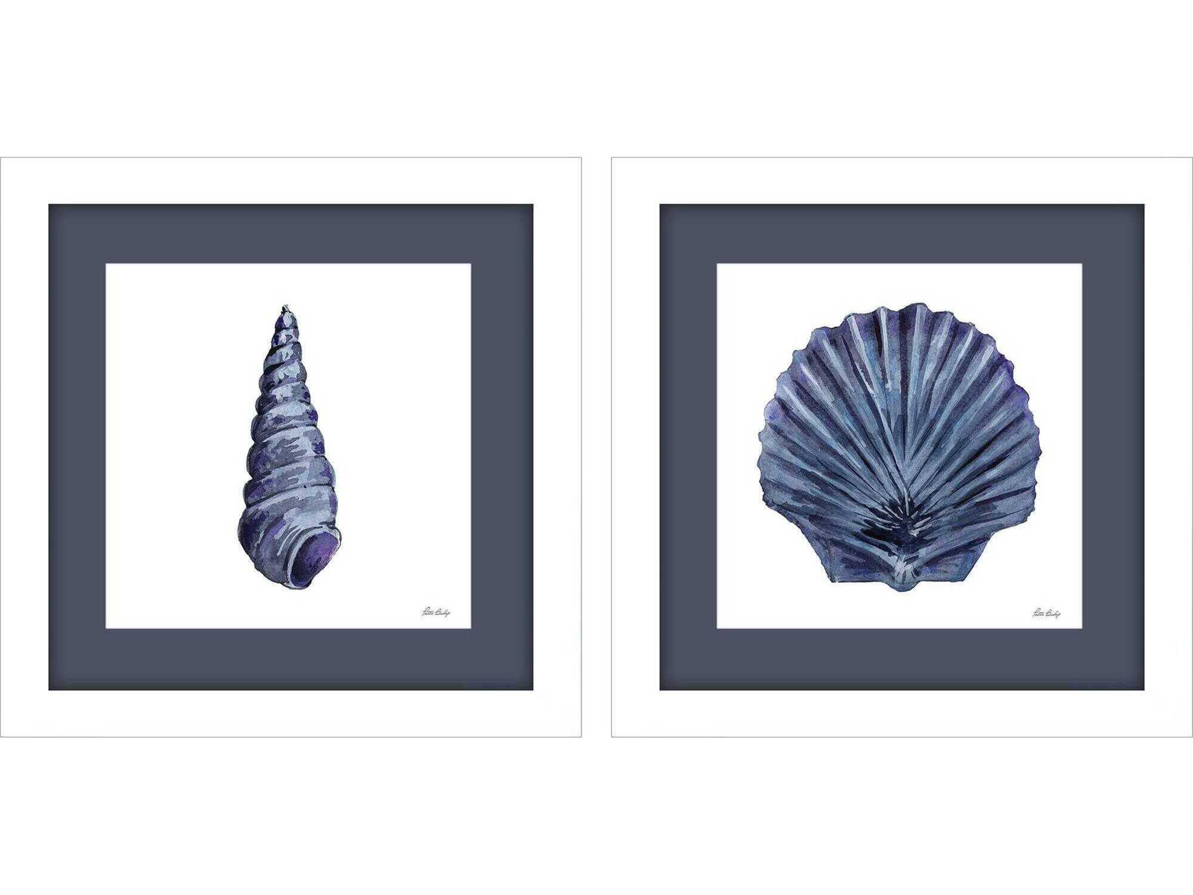 Paragon Waterside In the Deep Blue Wall Art Set of 2