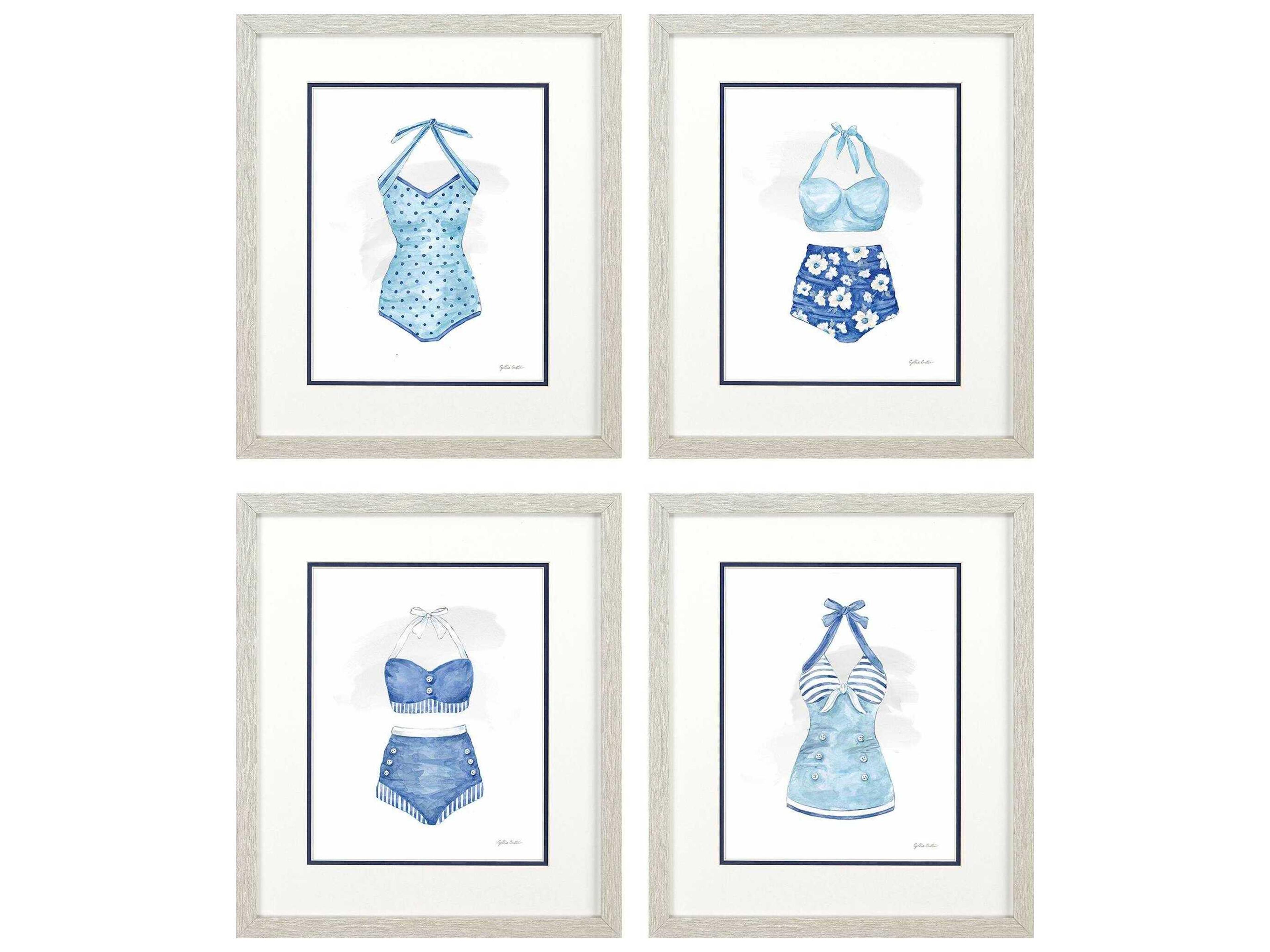 Paragon Waterside Cottage at the Cape Wall Art Set of 4