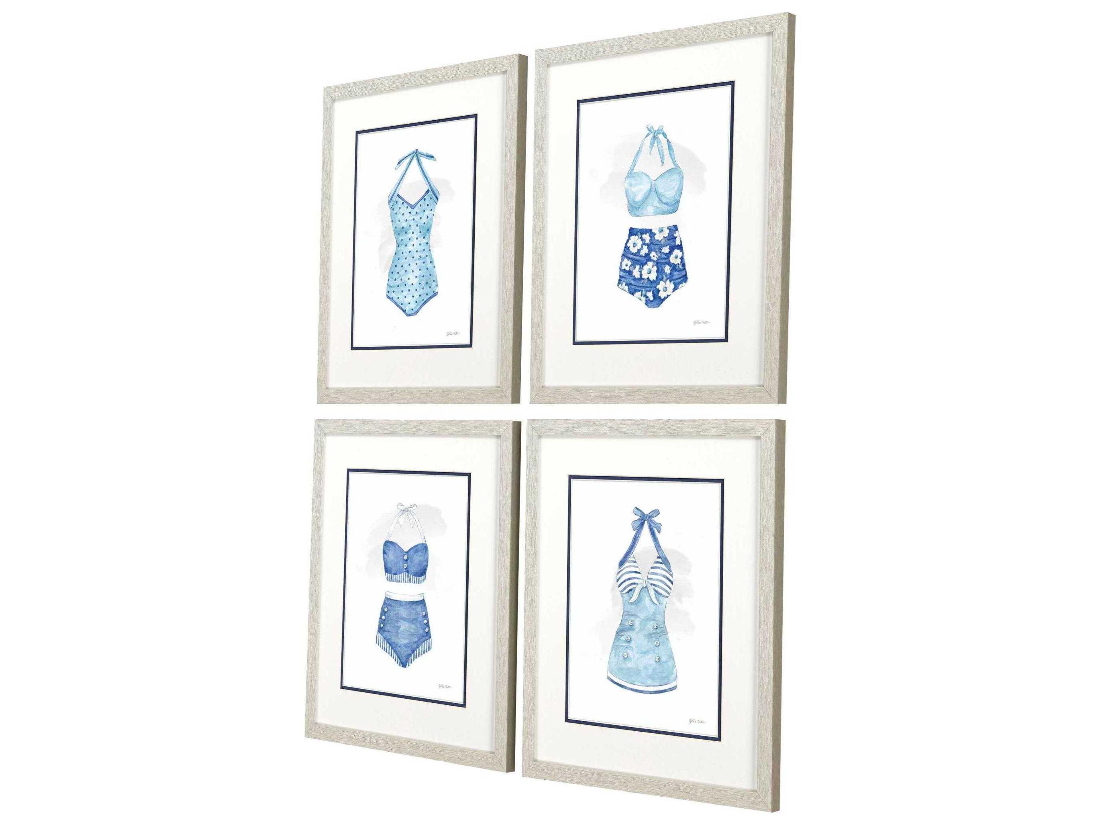 Paragon Waterside Cottage at the Cape Wall Art Set of 4