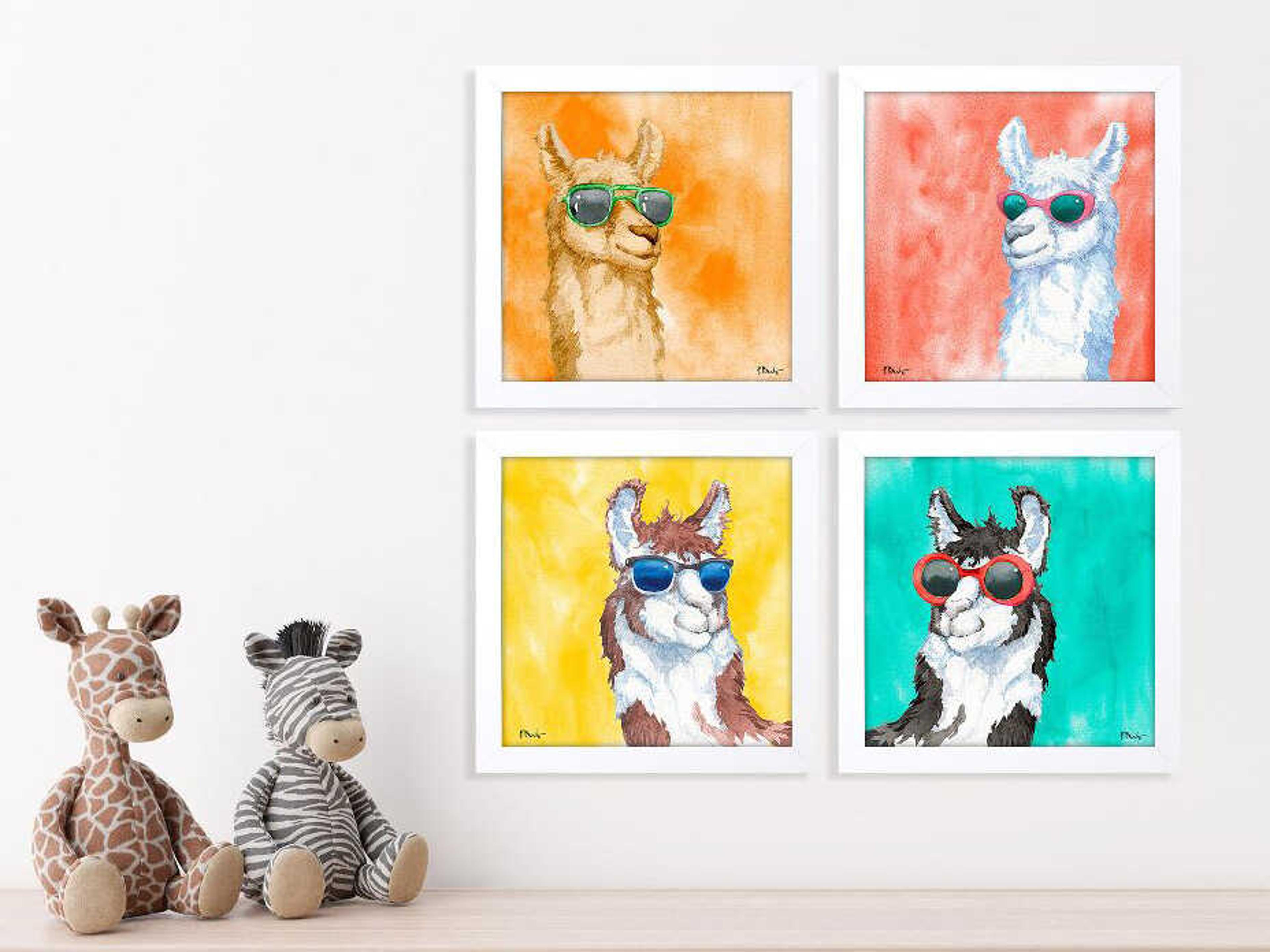 Paragon Animals Sunny Farm Wall Art Set of 4