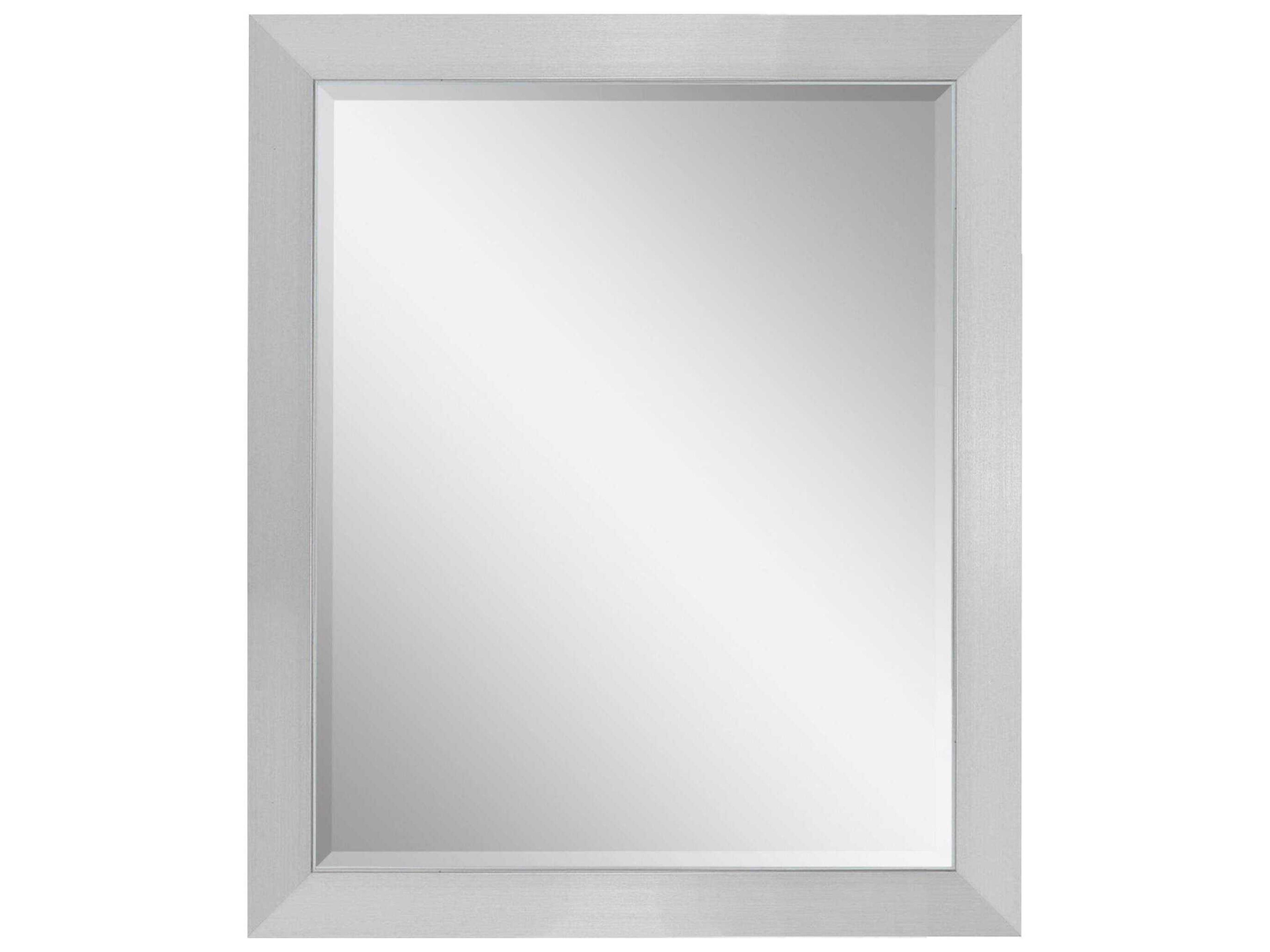 Metallic Rectangular Wall Mirror