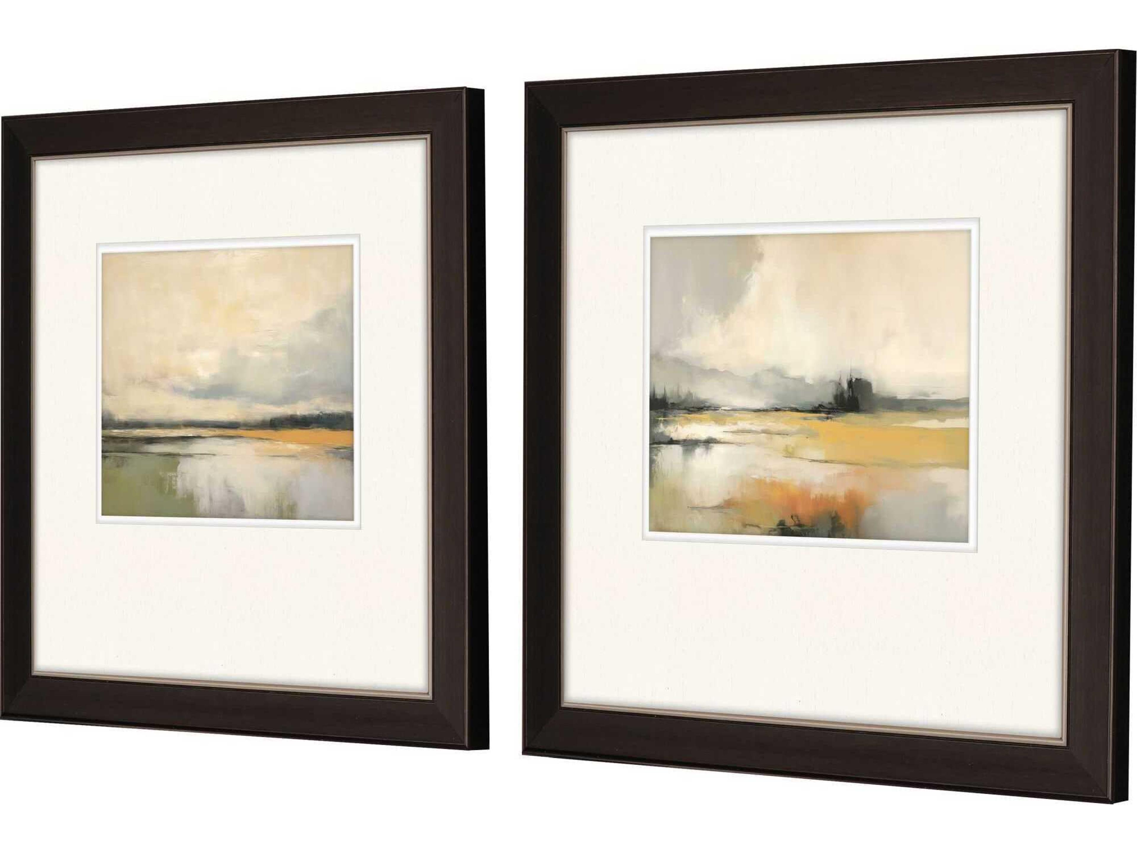 Paragon Waterside Silent Landscape-I Wall Art Set of 2