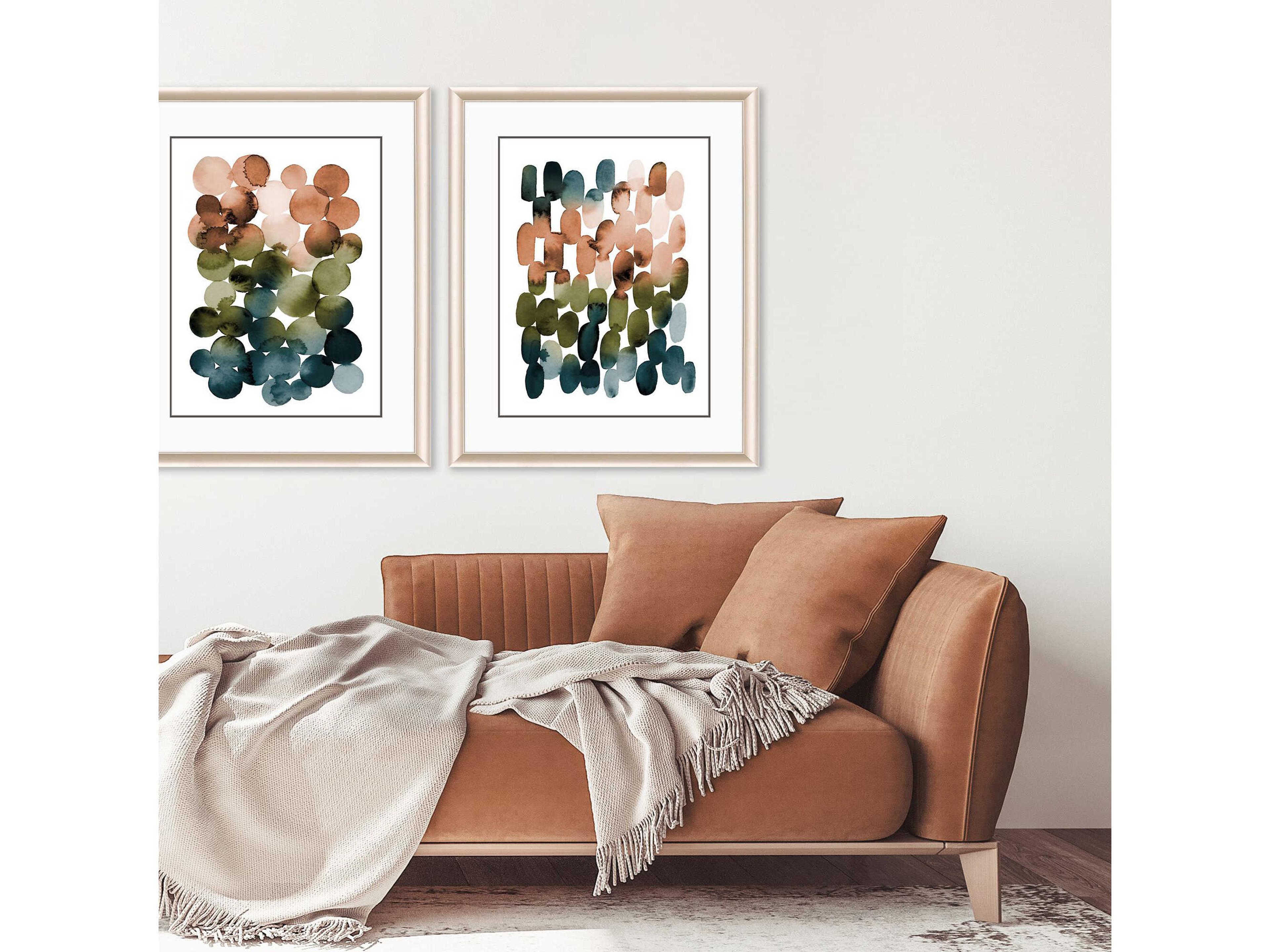 Paragon Geometrics Earthy Brushstrokes Wall Art