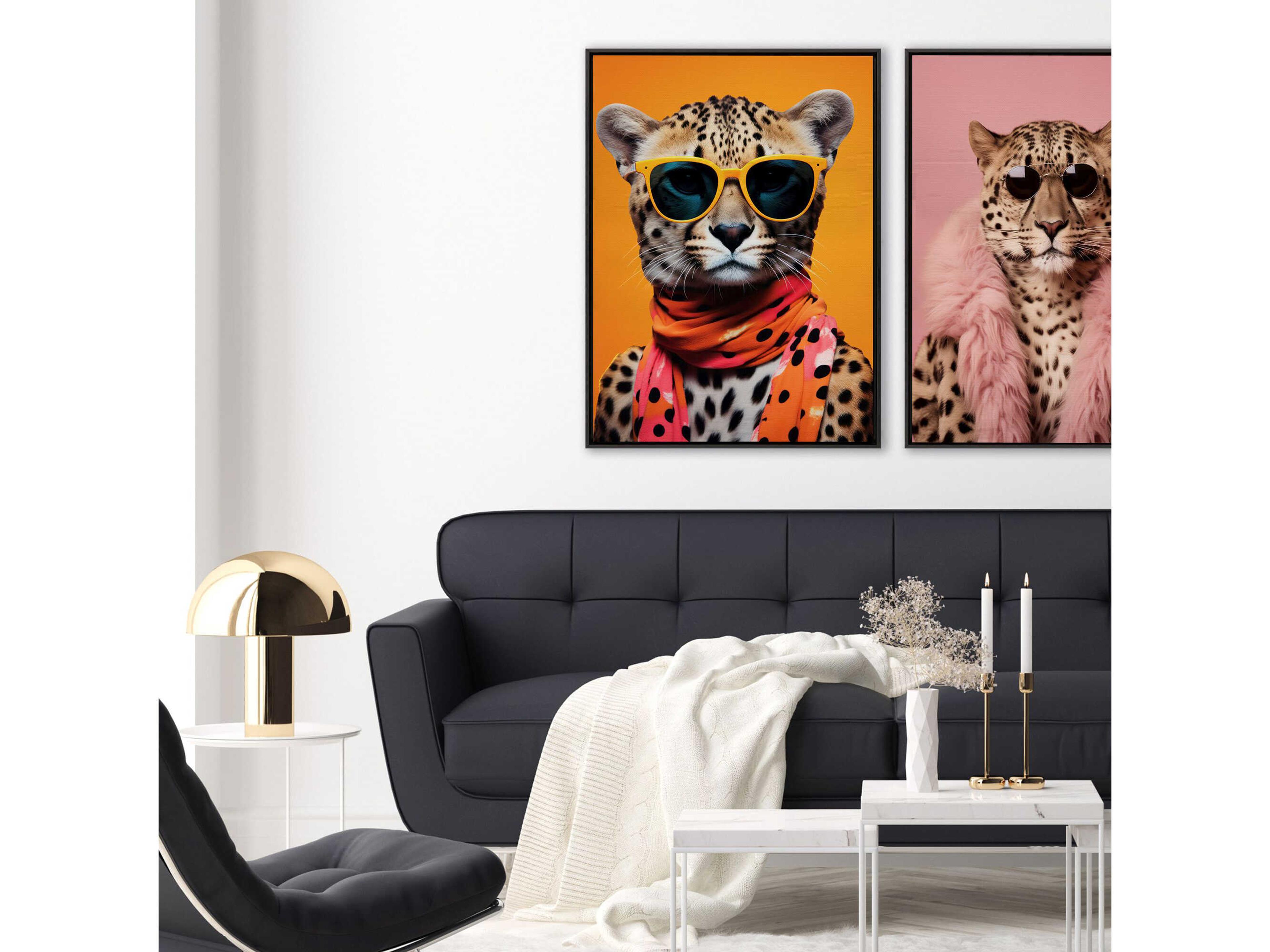 Paragon Animals Fierce Fashionista Canvas Wall Art