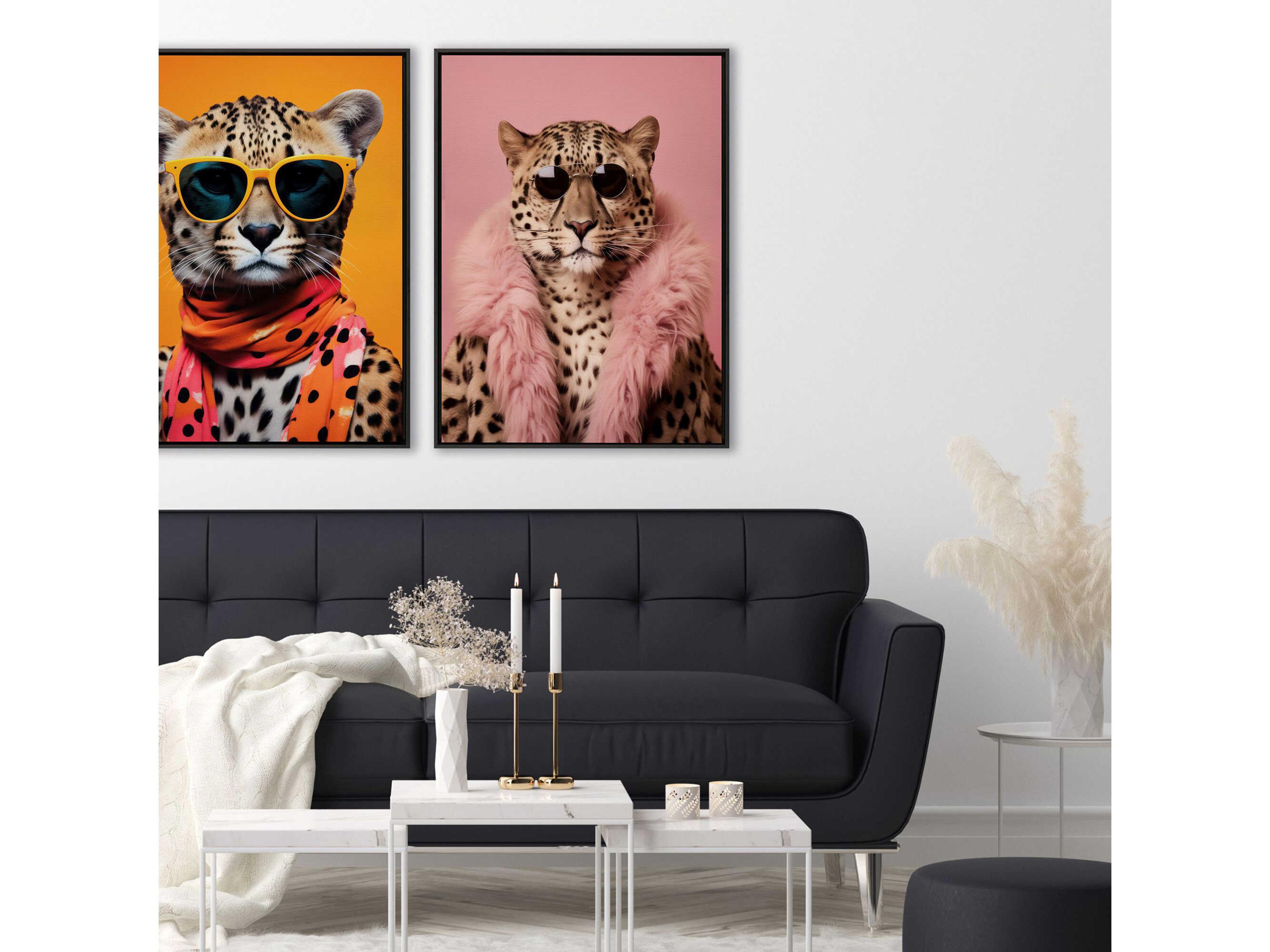Paragon Animals Style Cat Canvas Wall Art