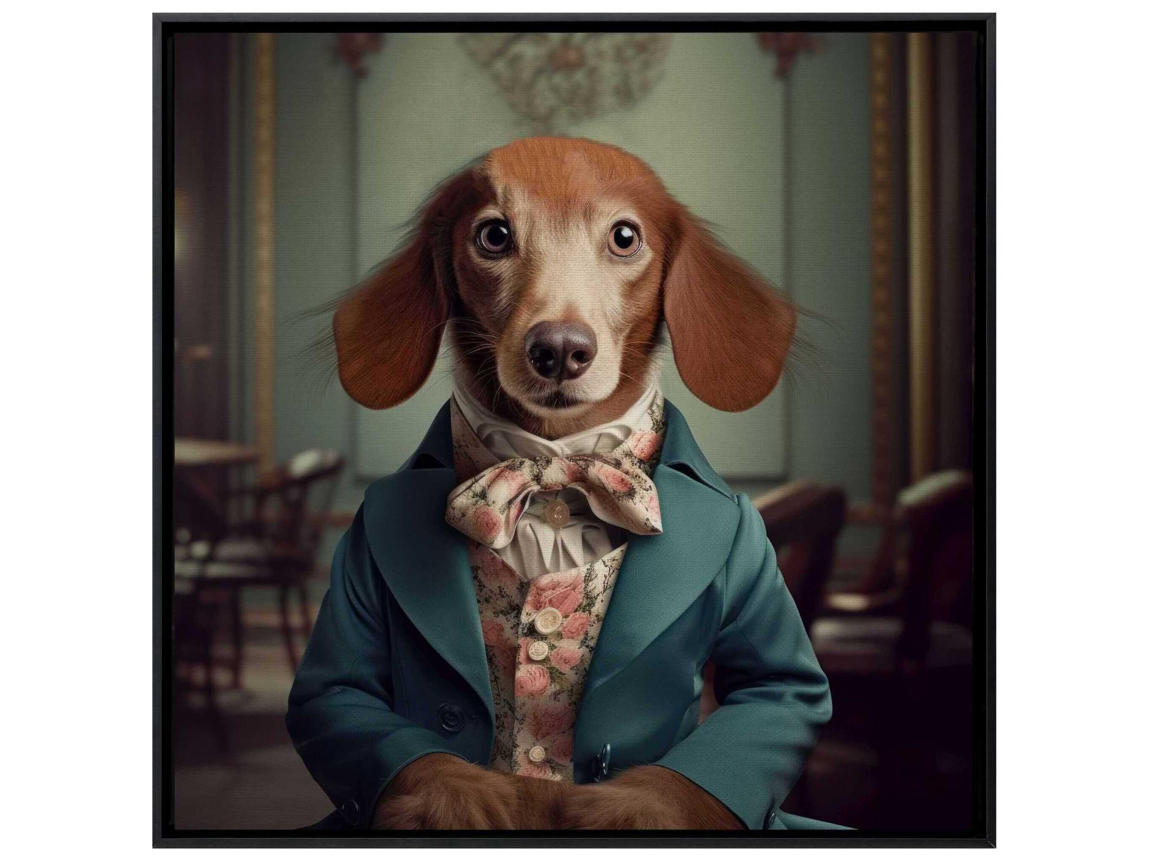 Paragon Animals Charming Dog Canvas Wall Art