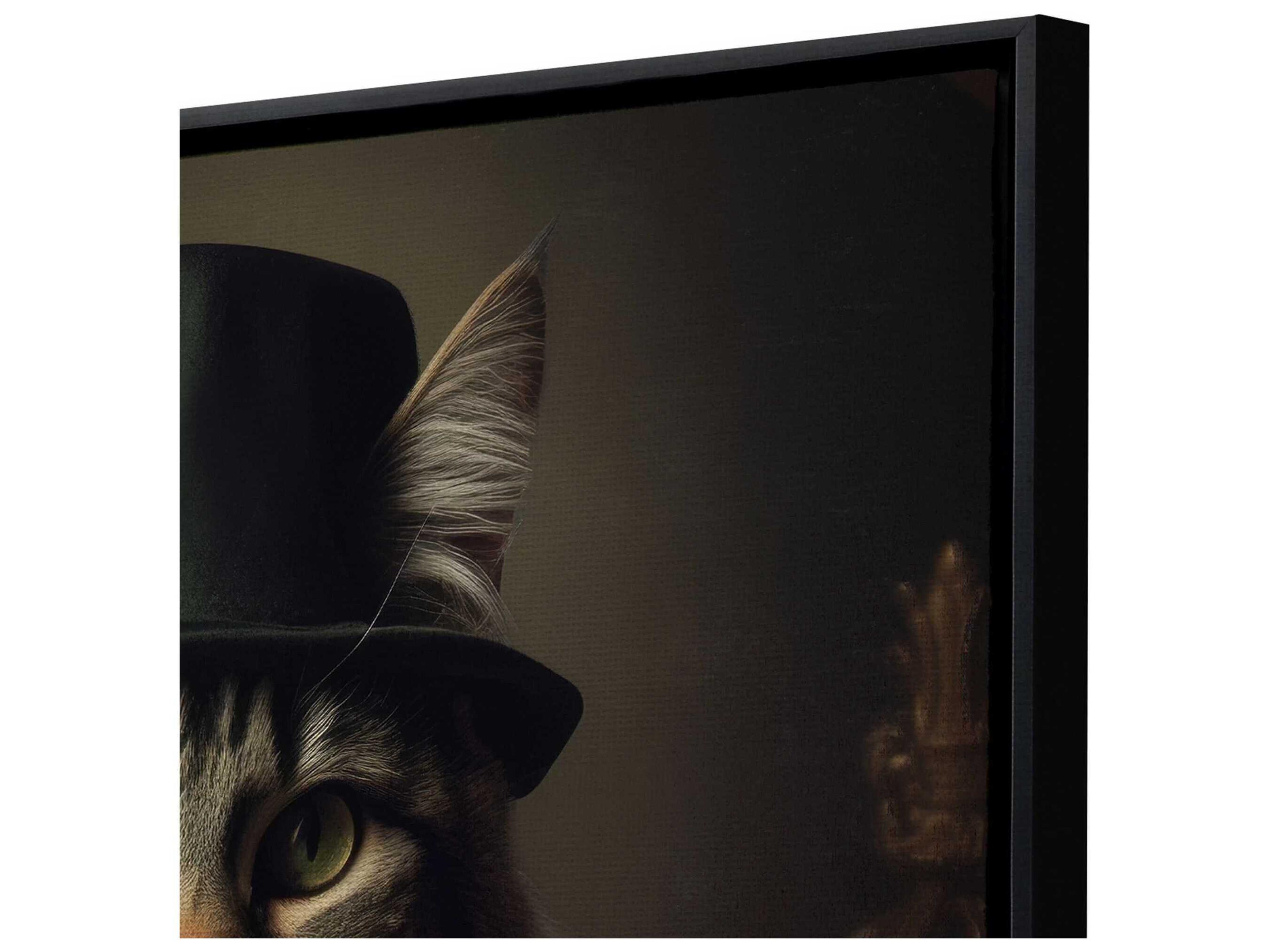Paragon Animals Charming Cat Canvas Wall Art