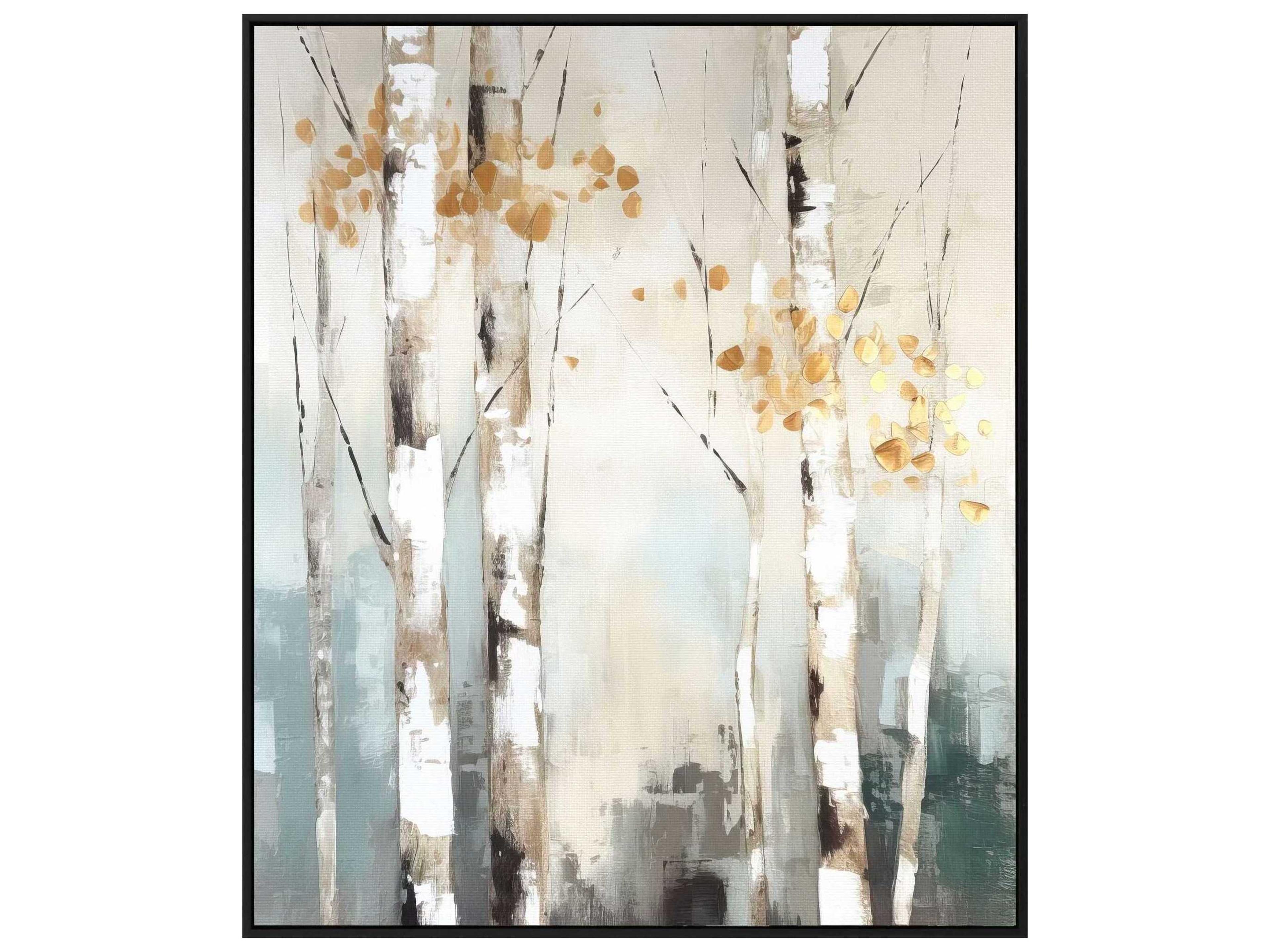 Paragon Landscapes Birch Silhouette-II Canvas Wall Art