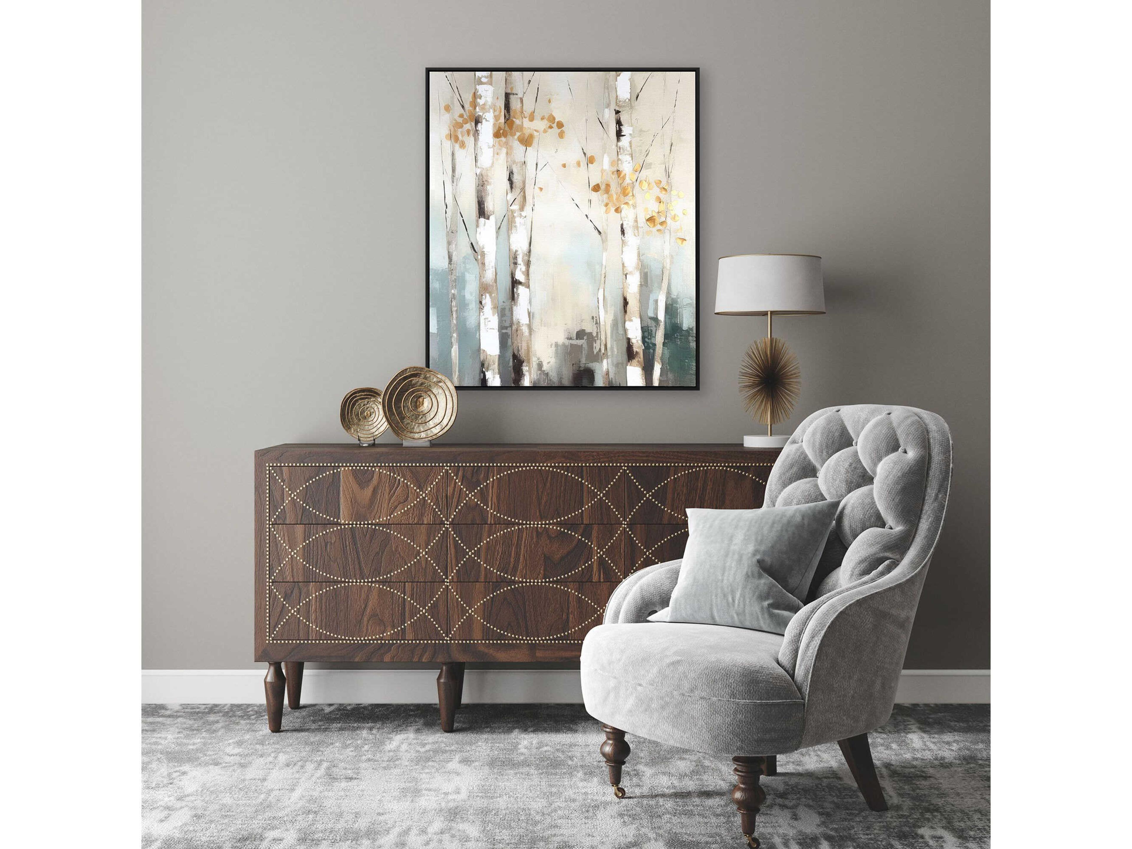 Paragon Landscapes Birch Silhouette-II Canvas Wall Art