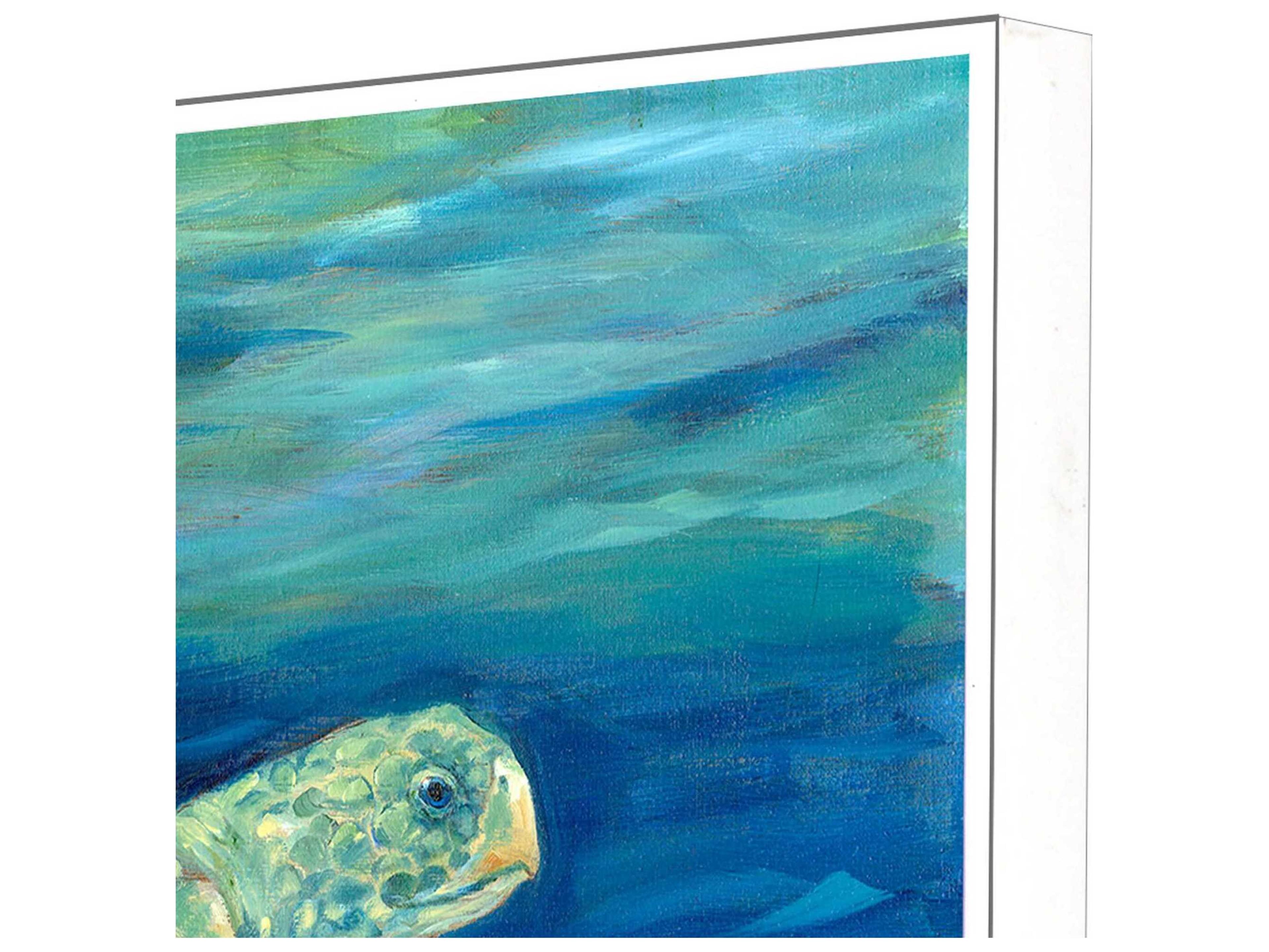 Paragon Animals Lagoon Turtle-III Canvas Wall Art