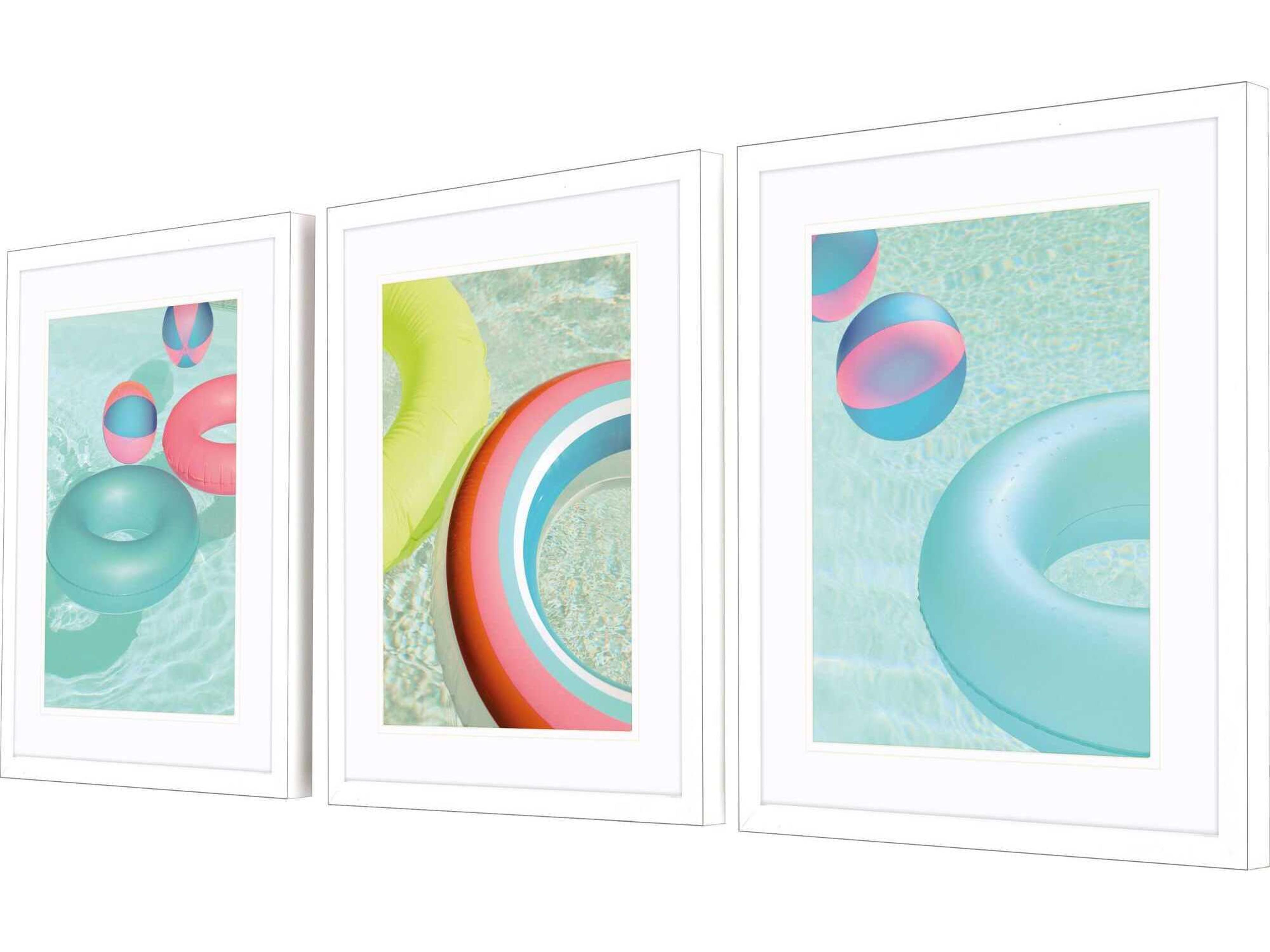 Paragon Travel Summer Chill Wall Art Set of 3