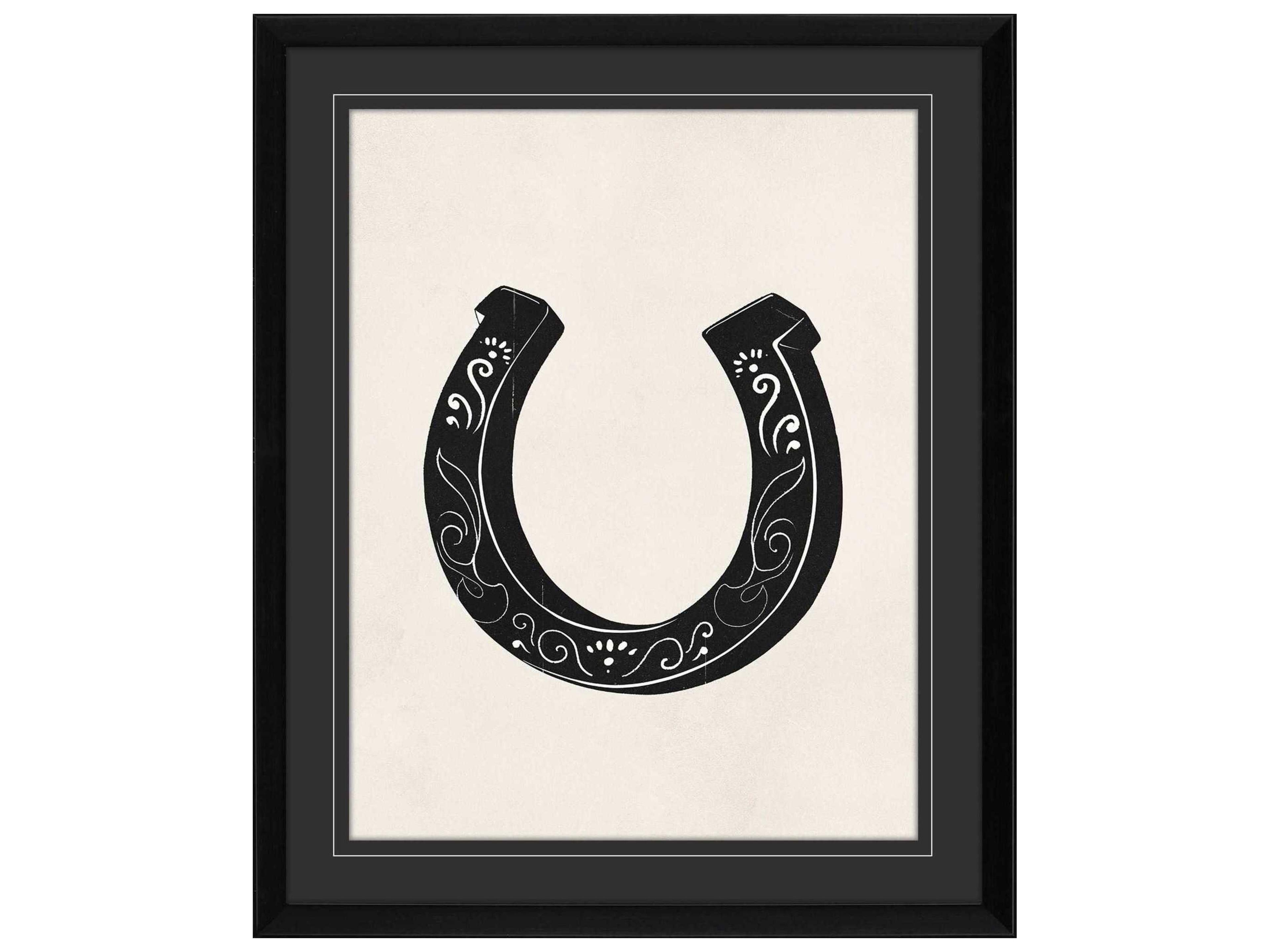 Juvenile Cowboy Horseshoe Wall Art